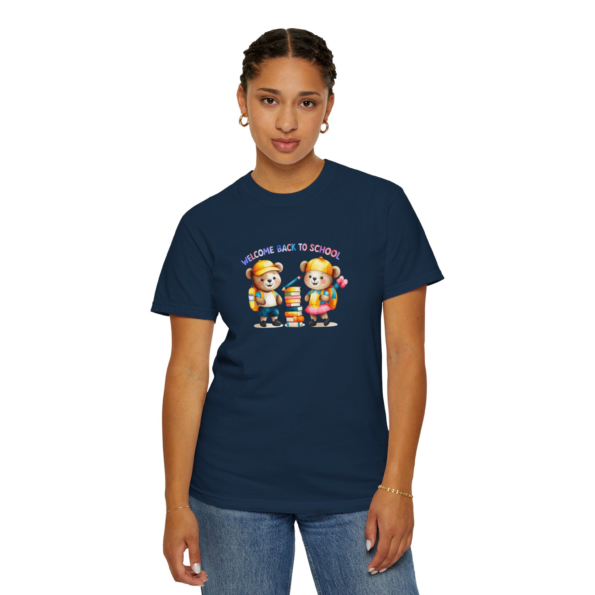 Welcome Back to School Unisex Garment-Dyed T-Shirt