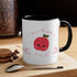 You Are The Apple Of My Eyes Accent Coffee Mug, 11oz