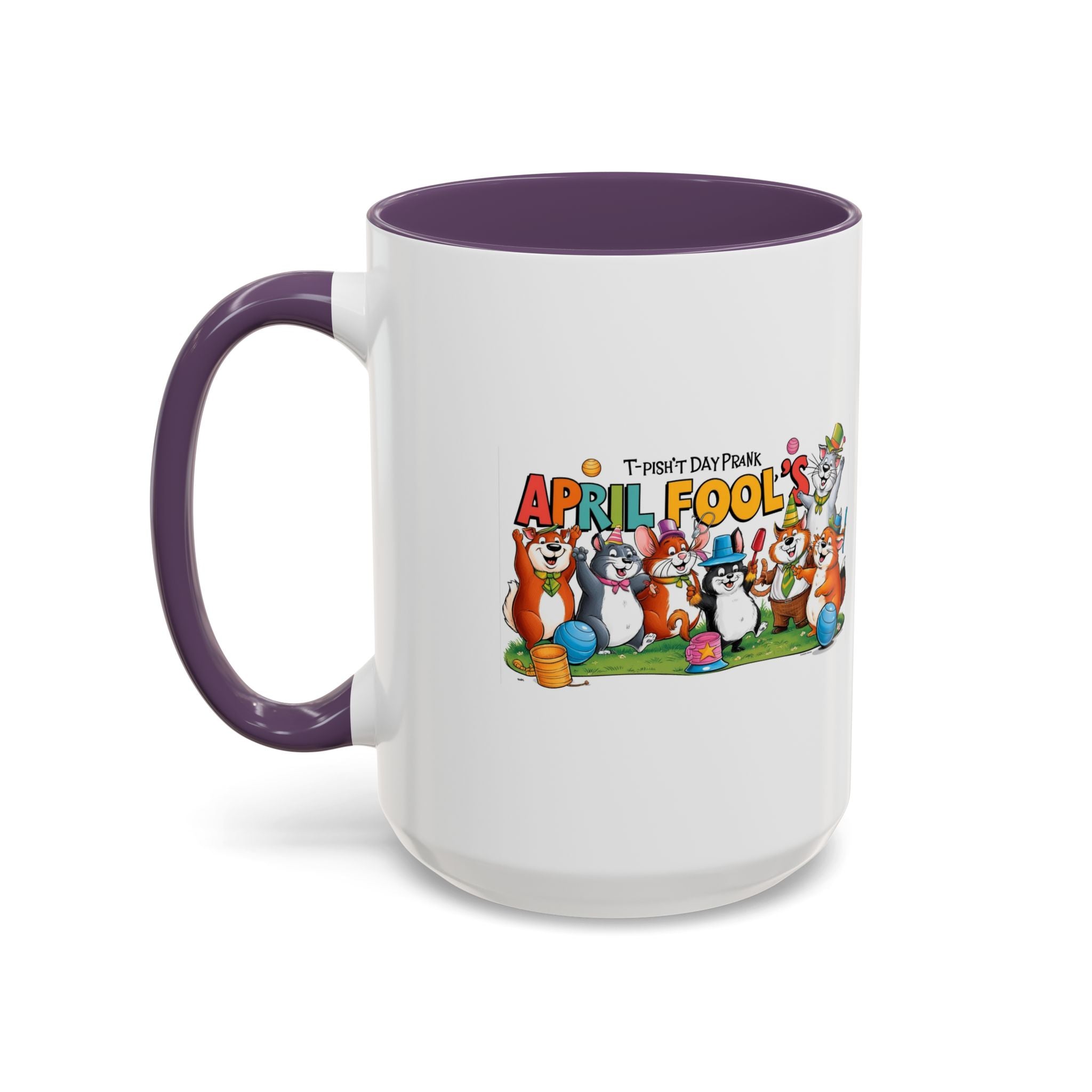T-Pish'-T Day Prank Accent Coffee Mug