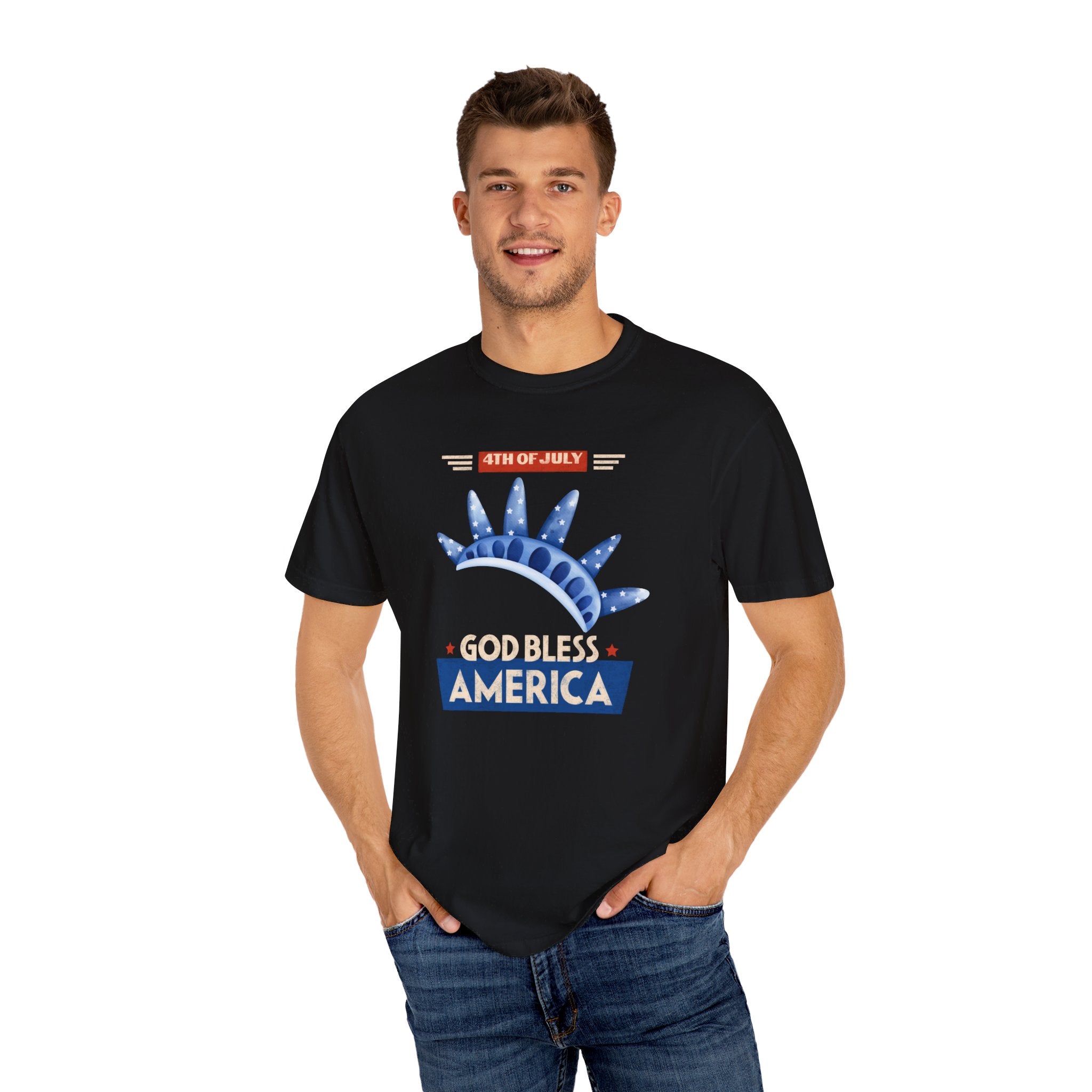 God Bless America Unisex Garment-Dyed T-shirt