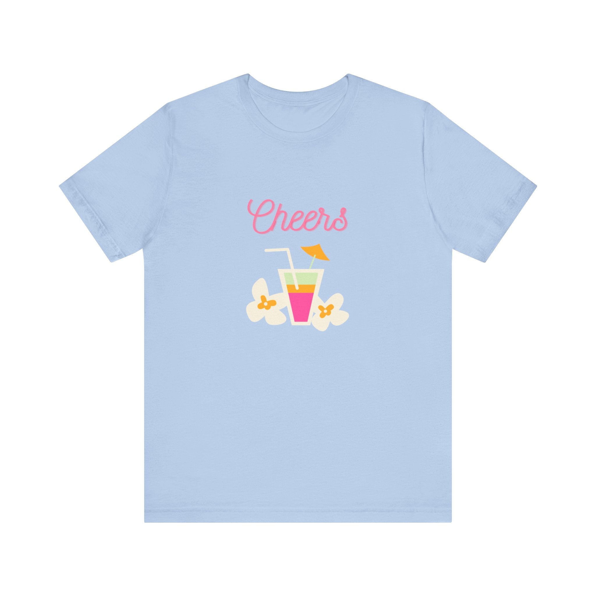 Cheers To Summer Unisex Jersey Short Sleeve Tee