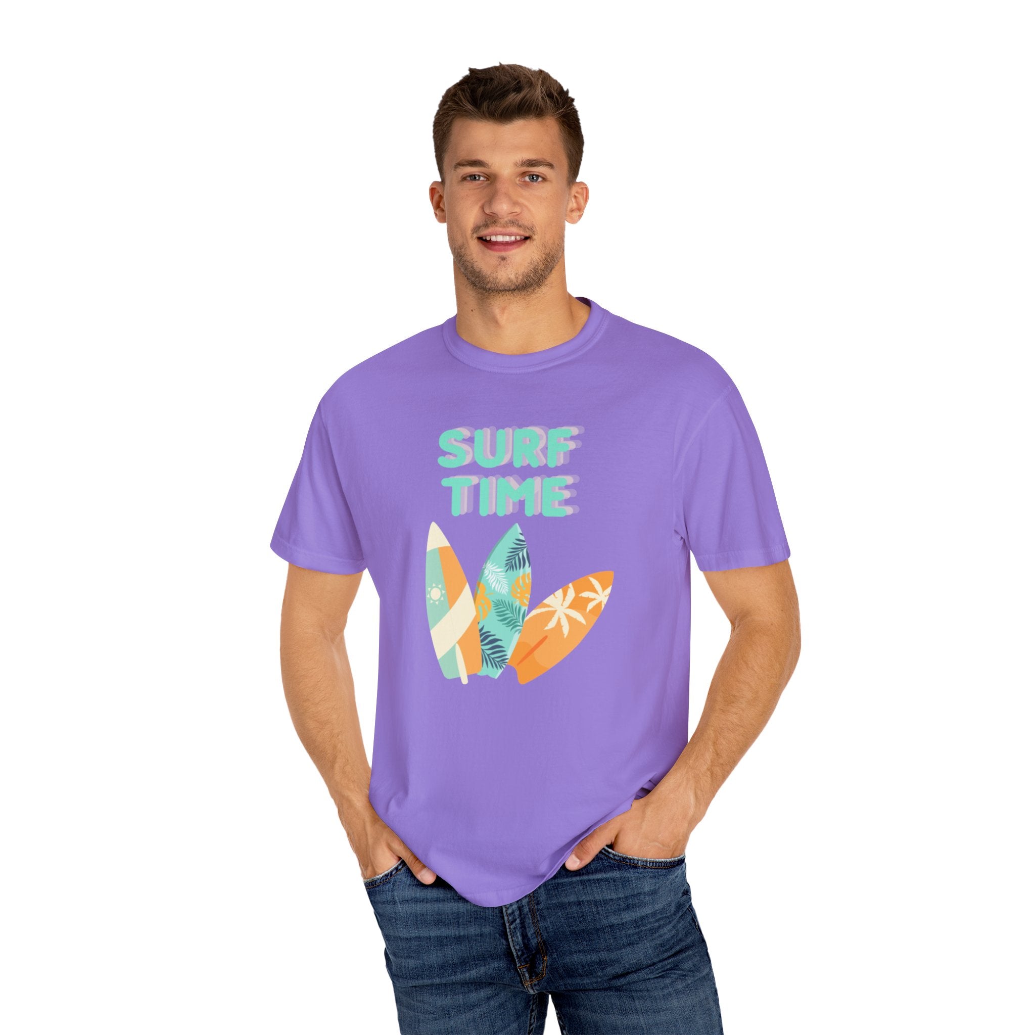 Surf Time Unisex Garment-Dyed T-shirt