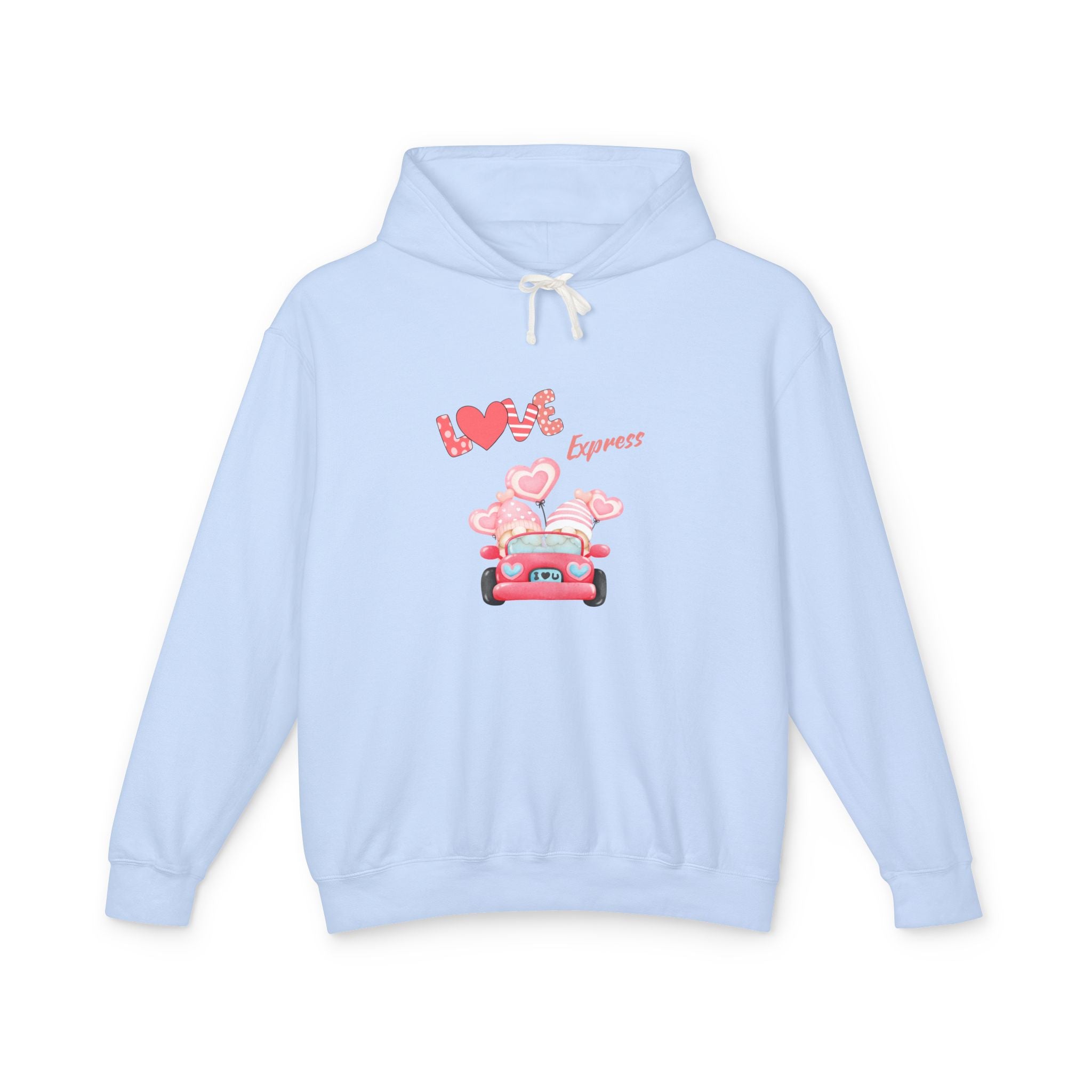 Love Express Unisex Lightweight Hooded Sweatshirt