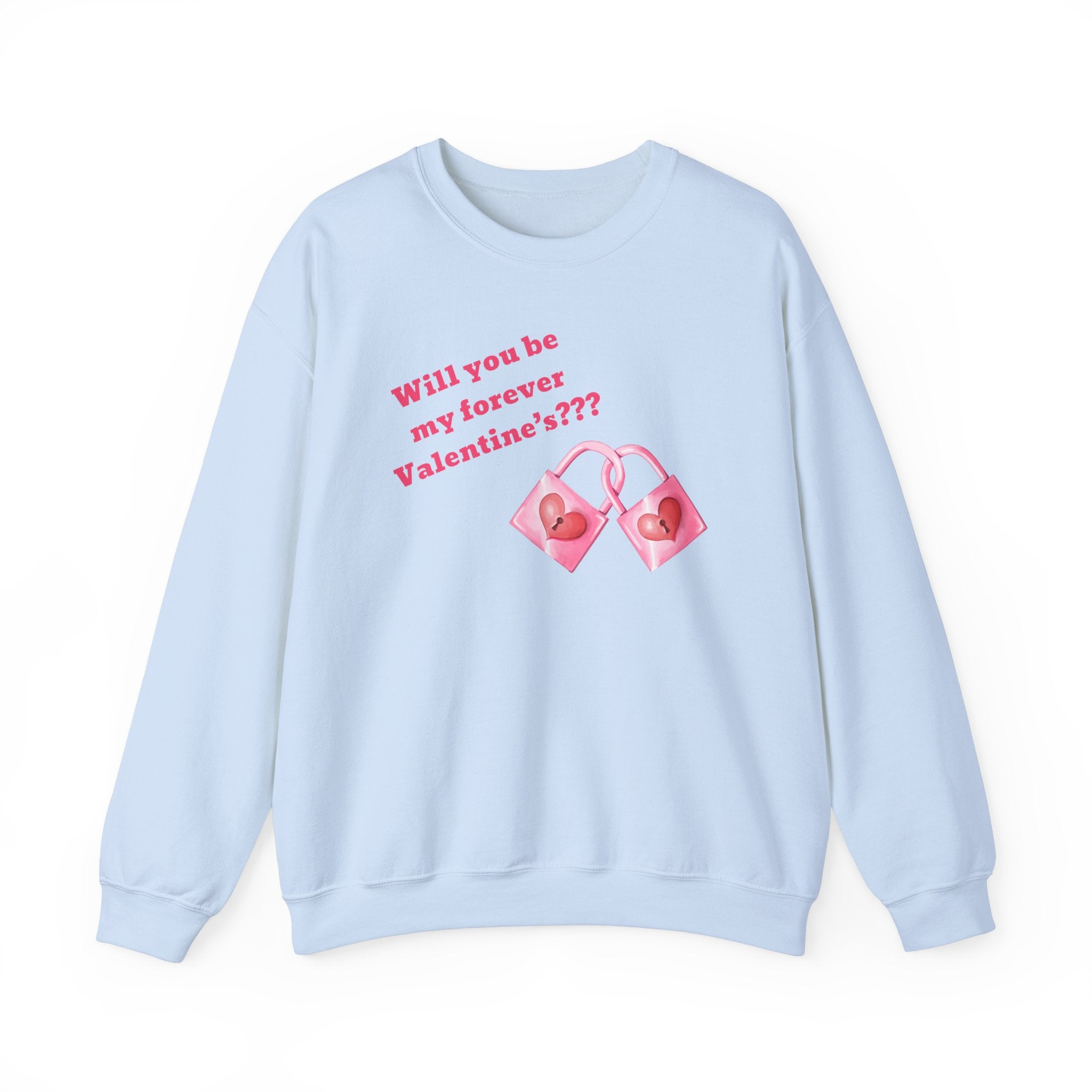 Will You Be My Forever Valentine?? Unisex Heavy Blend™ Crewneck Sweatshirt