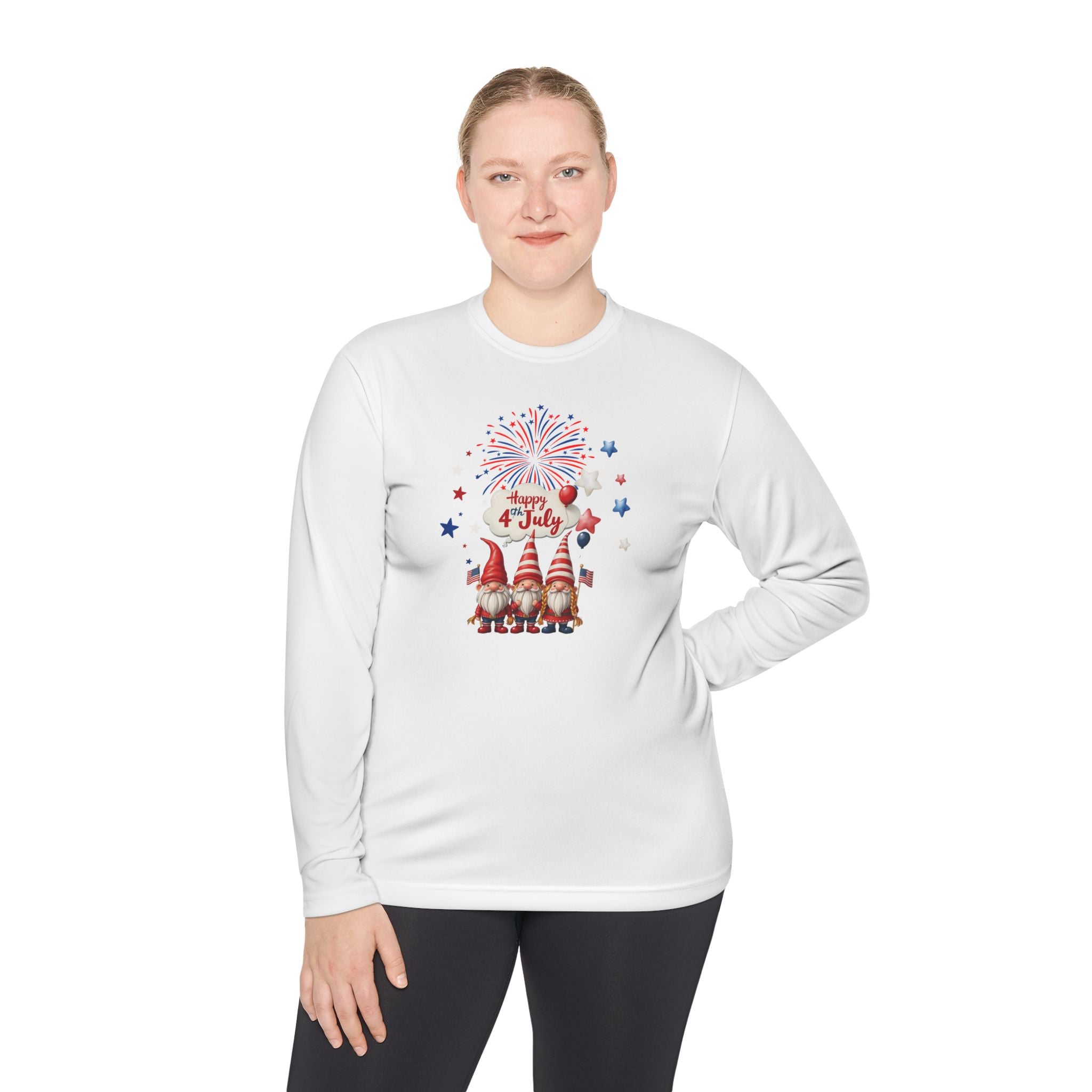 Gnome July 4th  Long Sleeve Tee