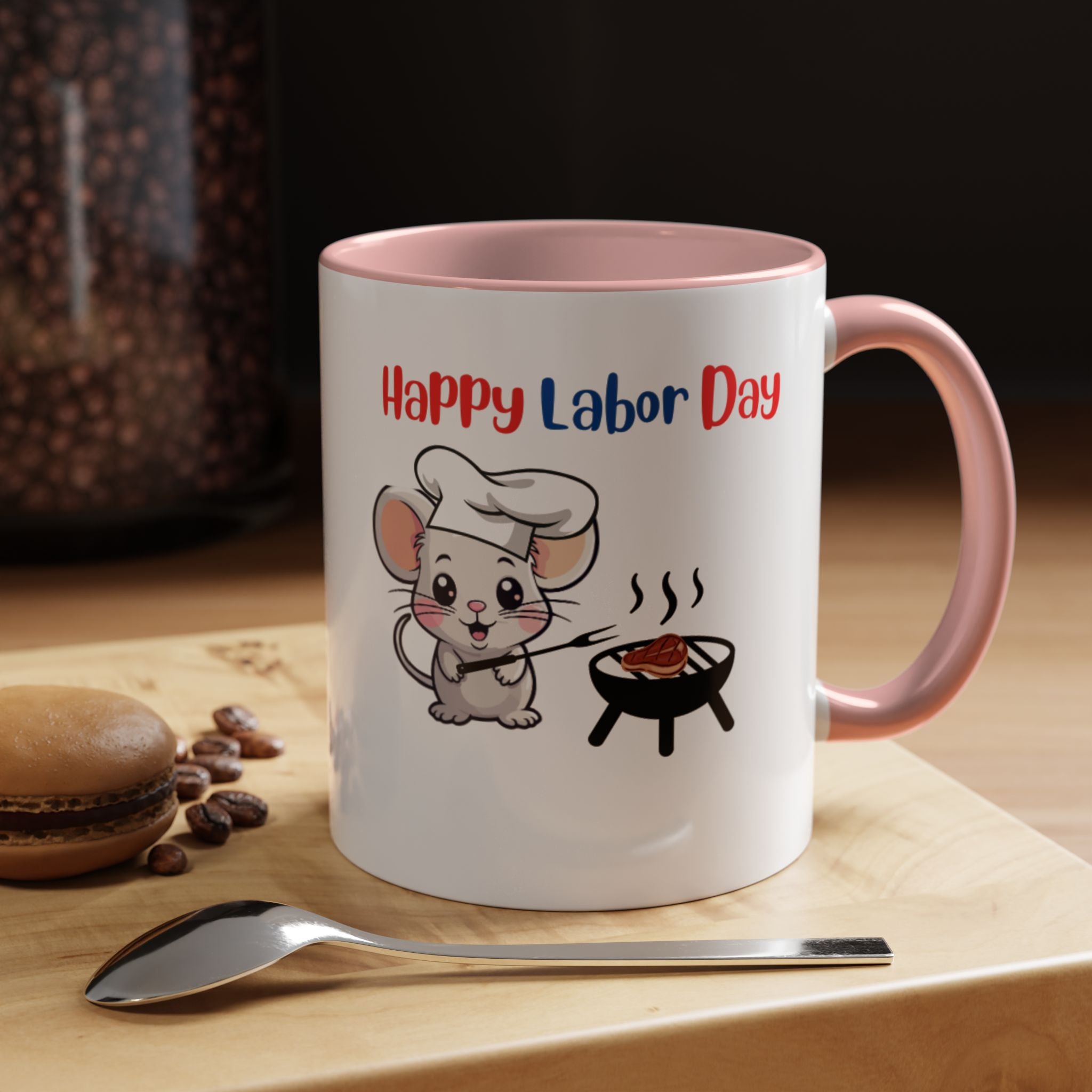 Labor Day Cookout Accent Coffee Mug (11, 15oz)