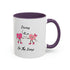 Lovers On The Loose Accent Coffee Mug (11, 15oz)