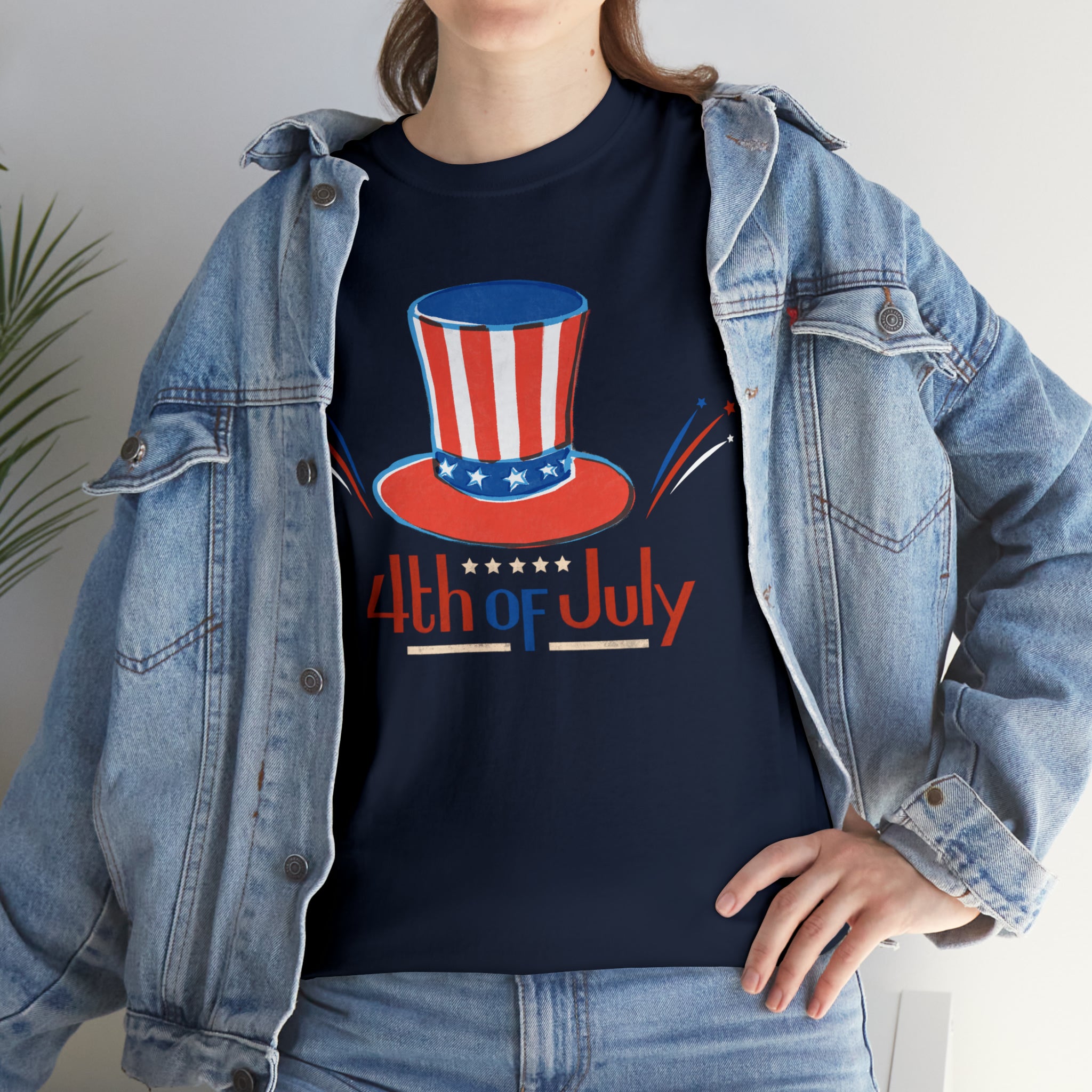 4th Of July Unisex Heavy Cotton Tee