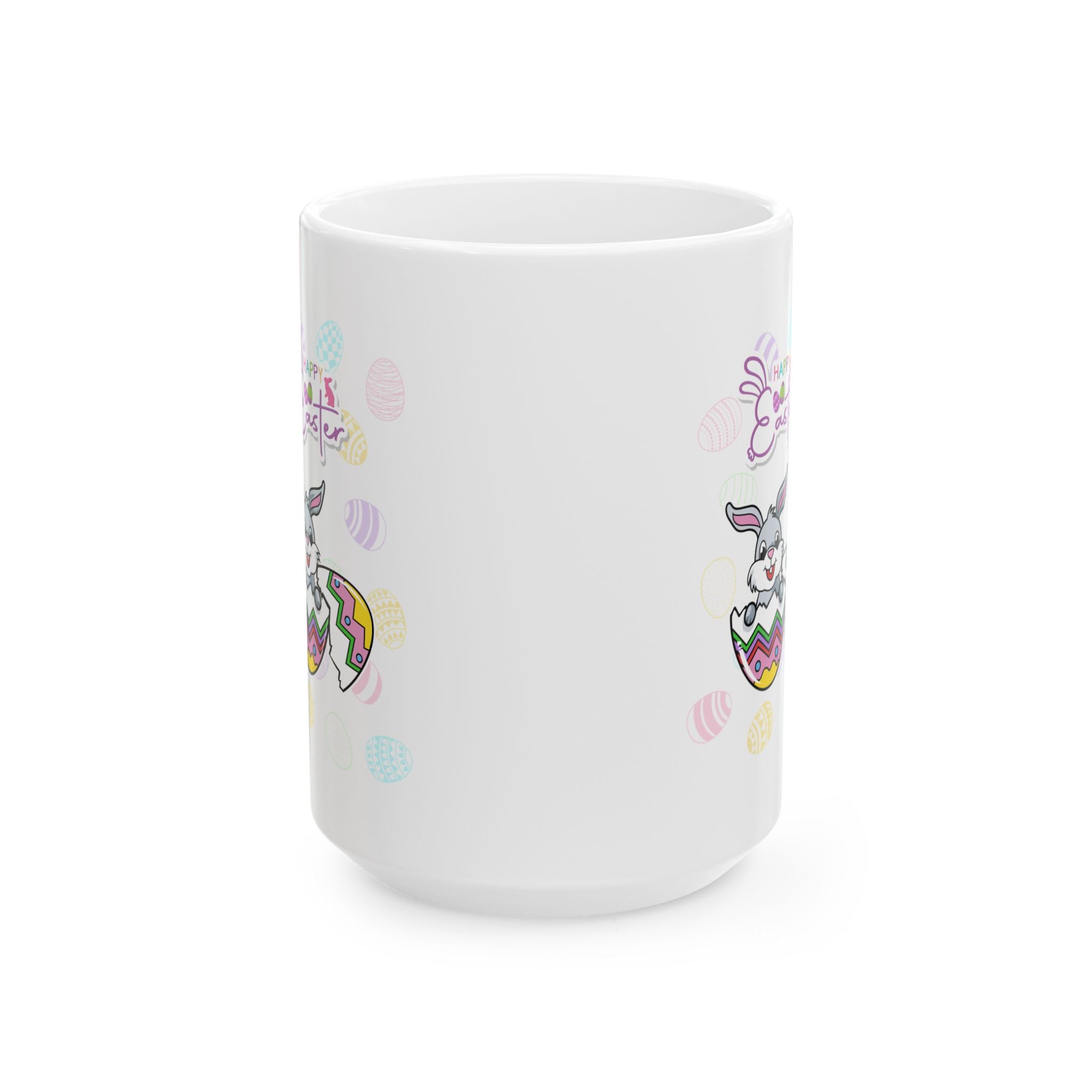 Easter Greetings Ceramic Mug - Colorful 11oz & 15oz