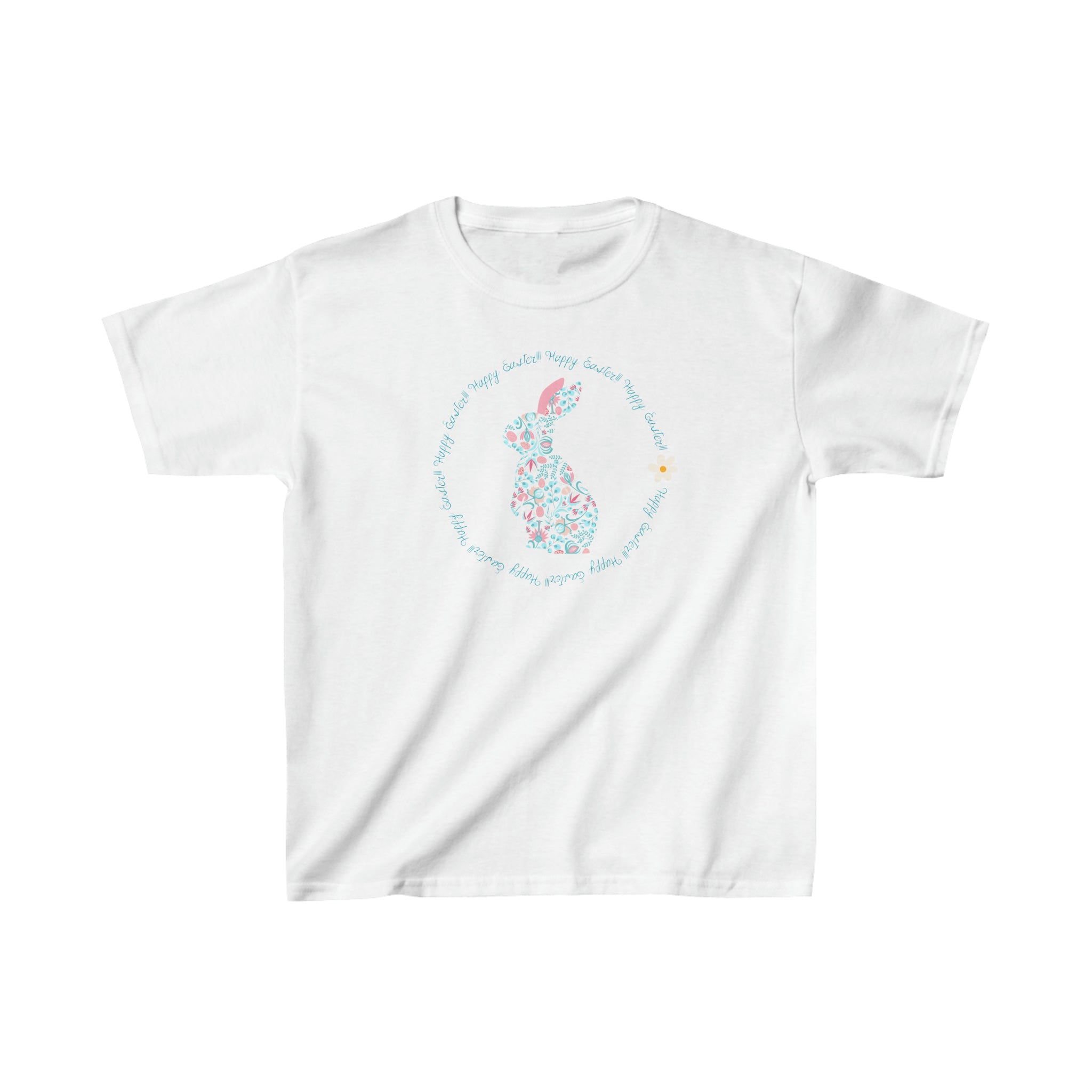 Happy Easter Rabbit Day Kids Heavy Cotton™ Tee