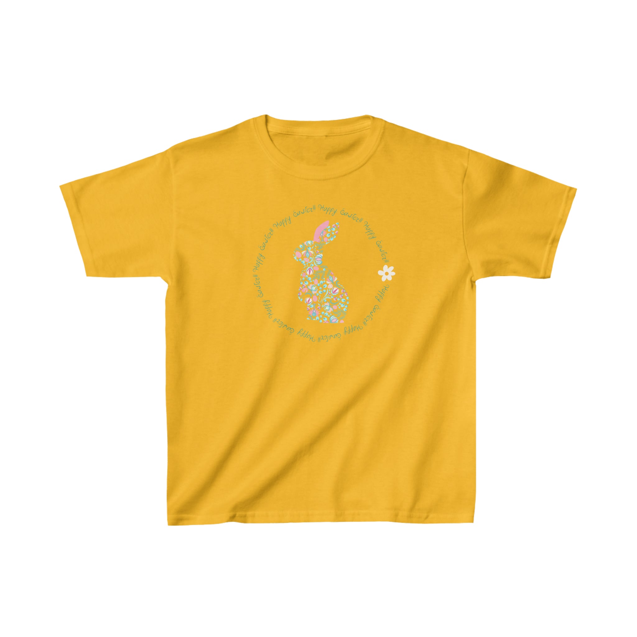 Happy Easter Rabbit Day Kids Heavy Cotton™ Tee