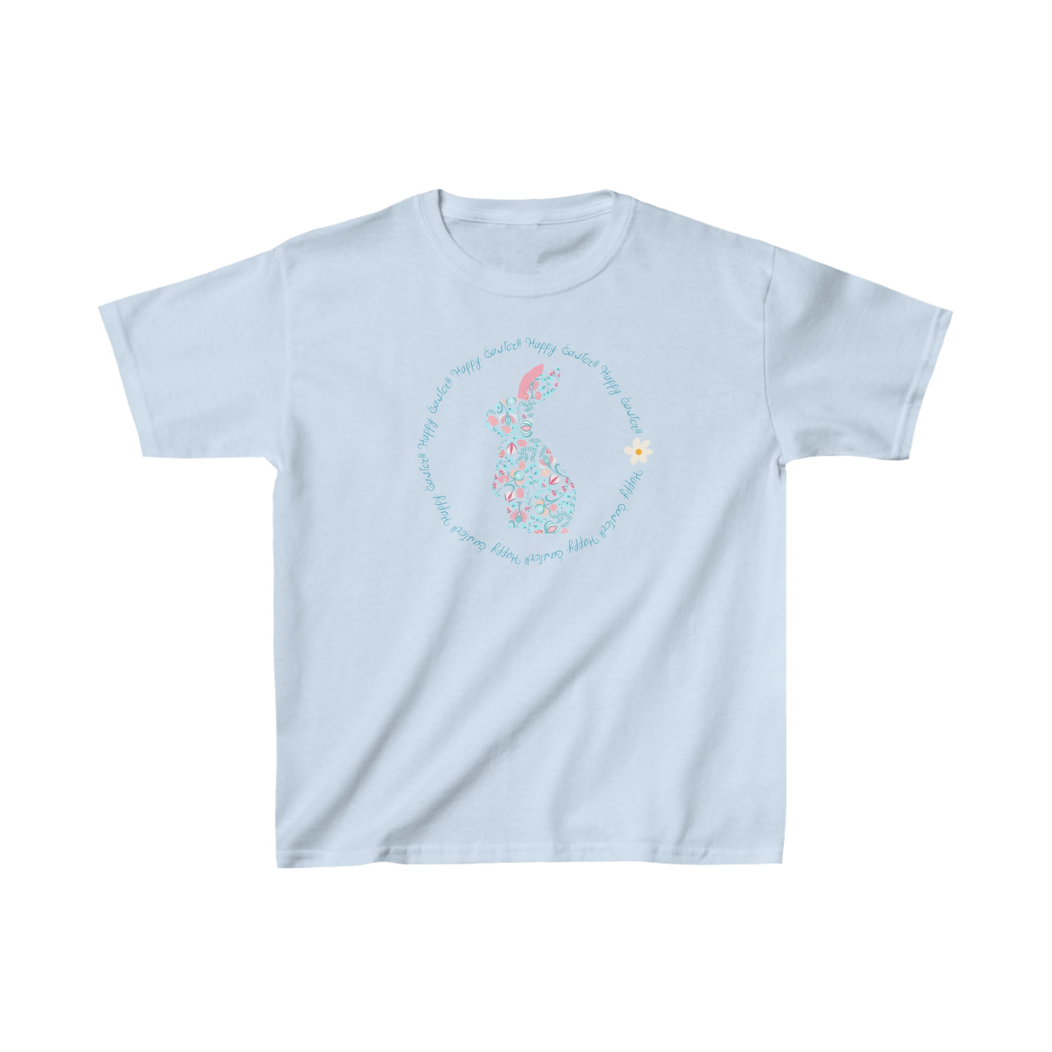 Happy Easter Rabbit Day Kids Heavy Cotton™ Tee