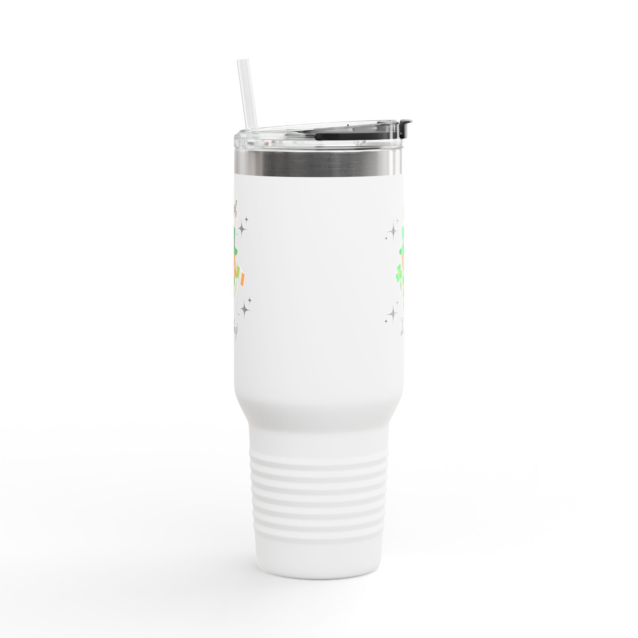 Blessed & Lucky Insulated Travel Mug - 40oz for St. Patrick's Day