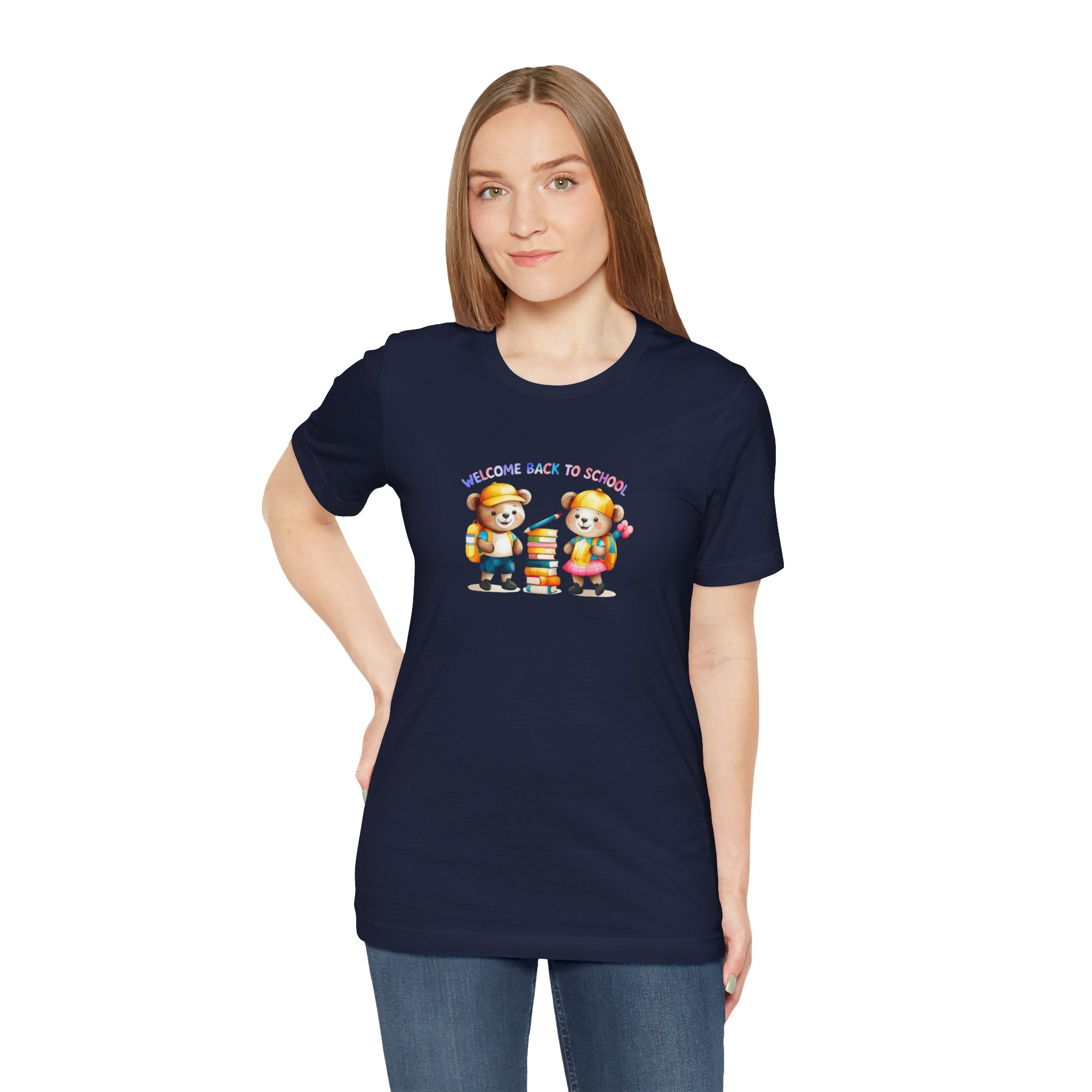 Welcome Back to School Fun Unisex Jersey Short Sleeve Tee