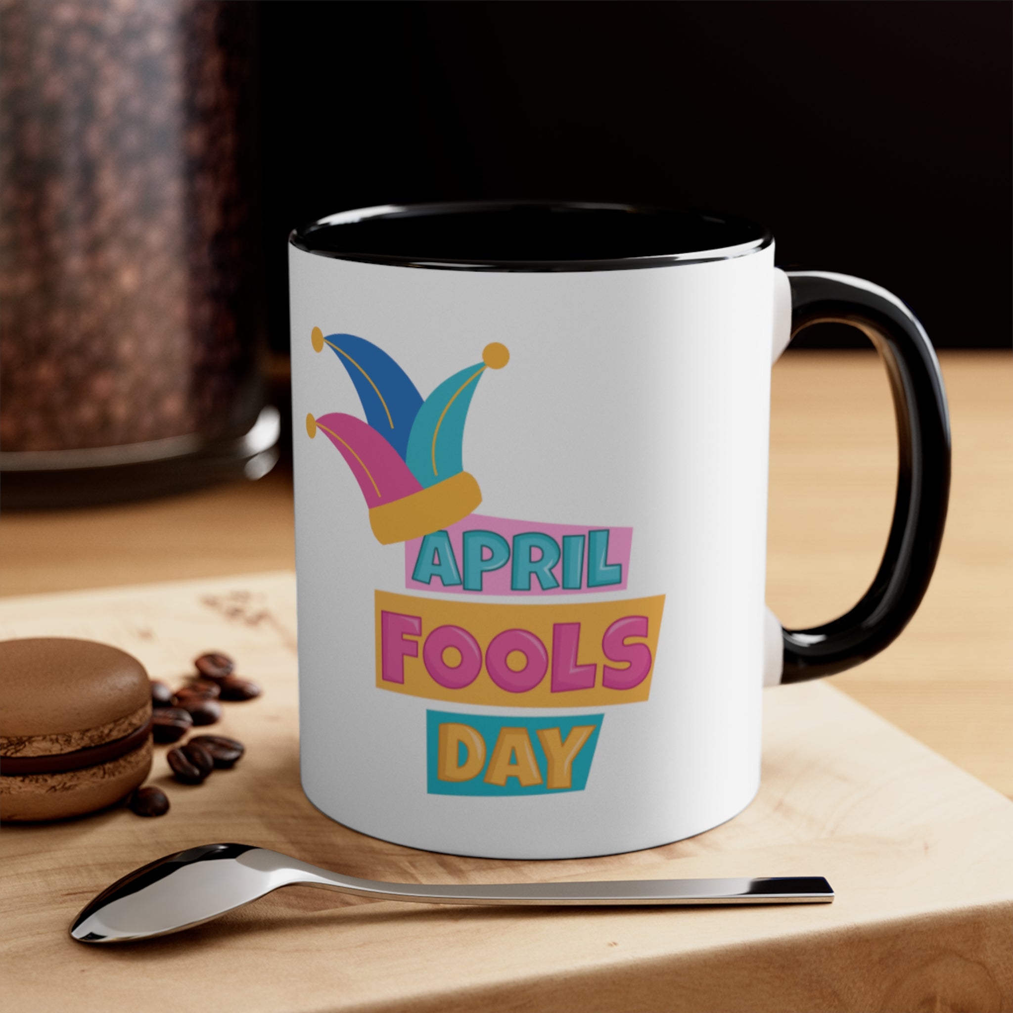 All Fool's Day Accent Coffee Mug, 11oz