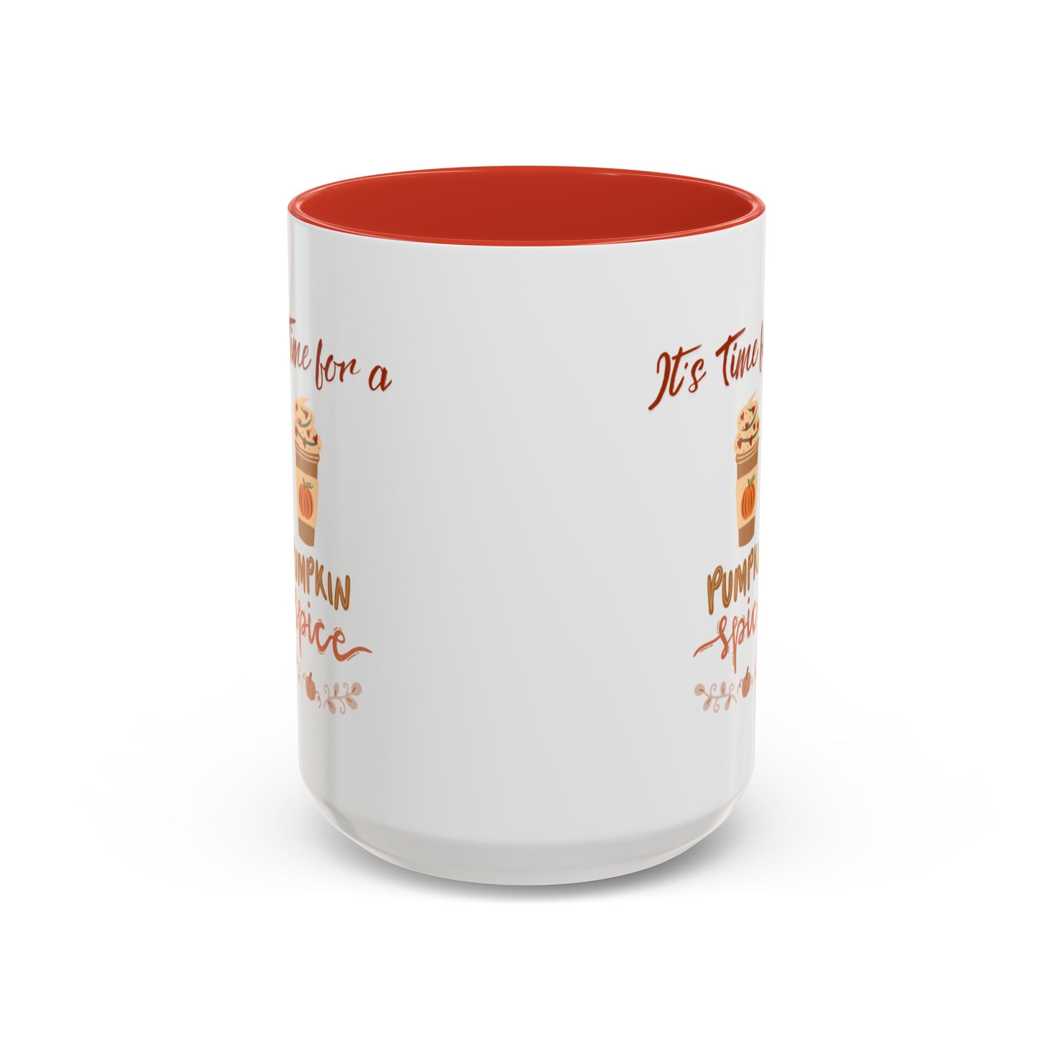 It's Time For A Pumpkin Spice Accent Coffee Mug (11, 15oz)