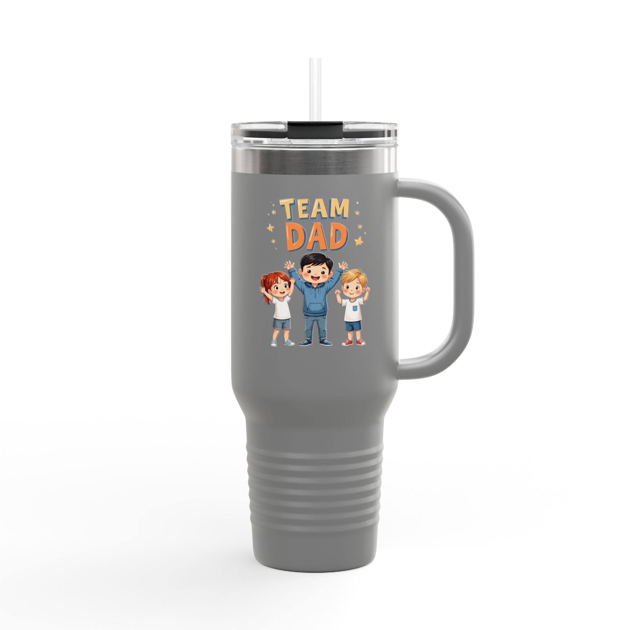Team Dad Insulated Travel Mug, 40oz