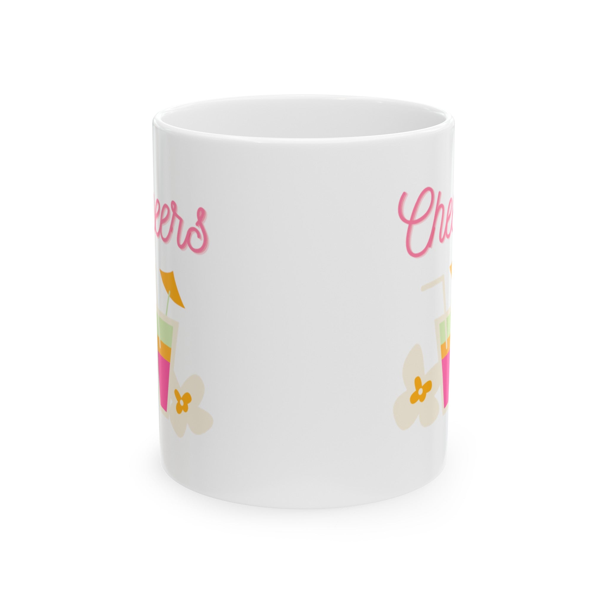 Cheers To Summer Ceramic Mug, (11oz, 15oz)