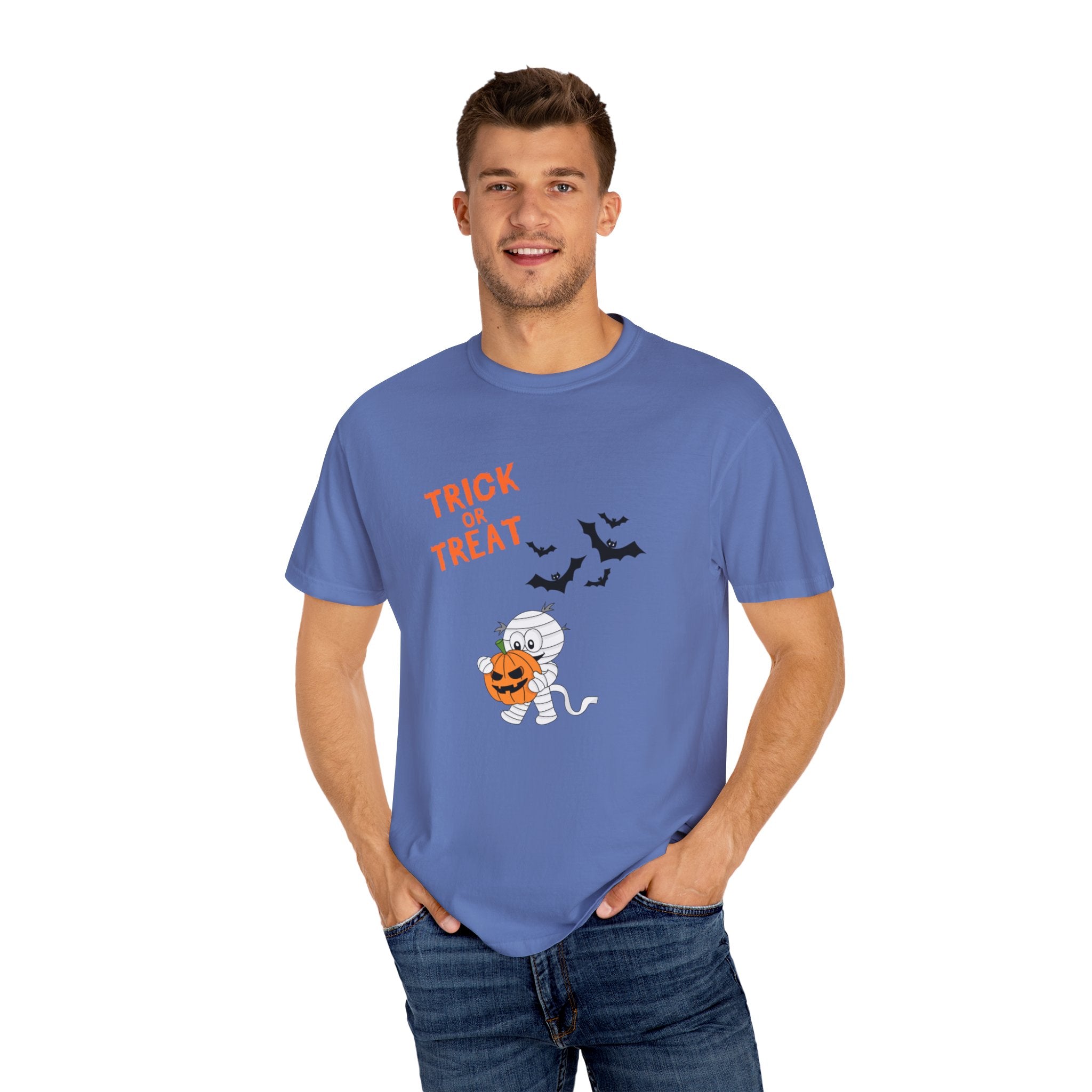 Merry Halloween Unisex Garment-Dyed T-shirt