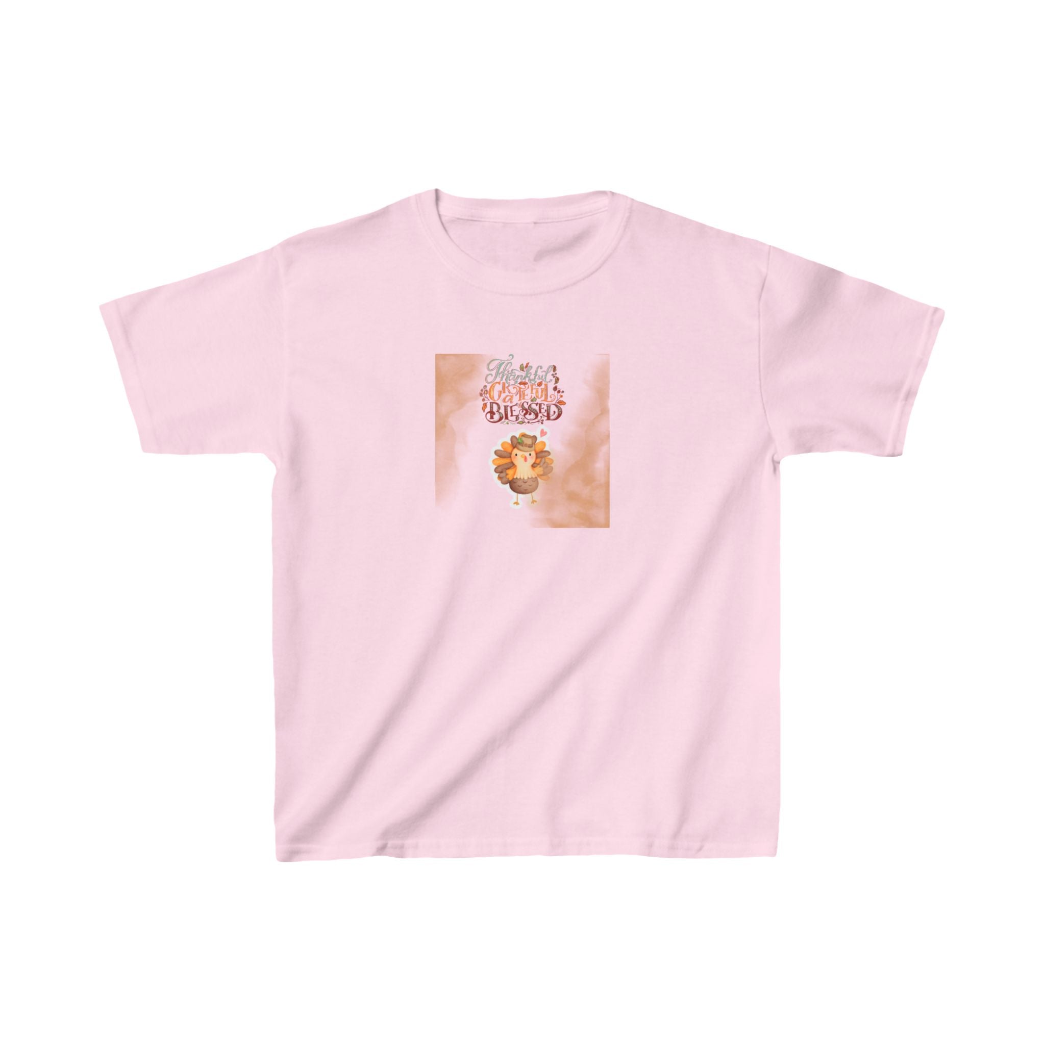 Thankful Grateful Blessed Kids Heavy Cotton™ Tee