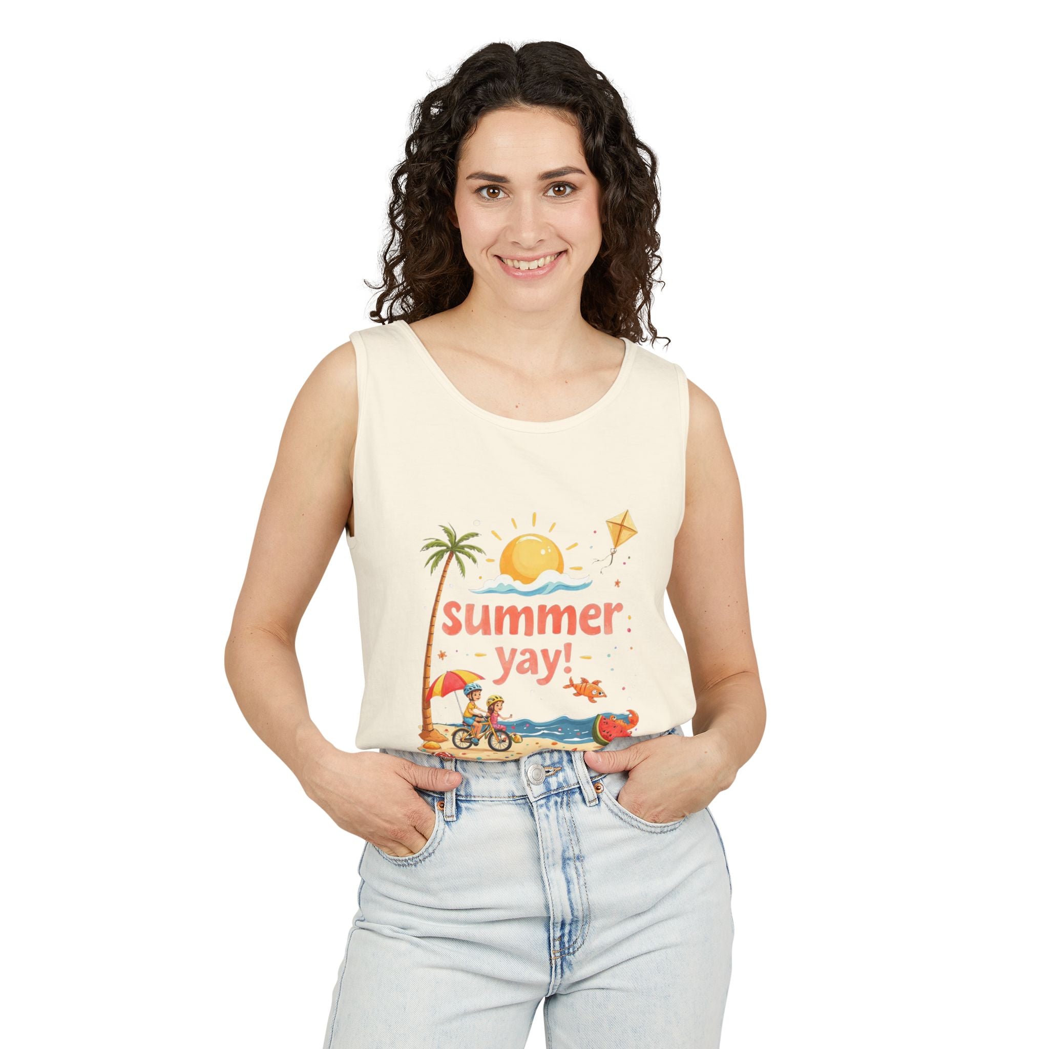 Summer Yay! Unisex Tank Top