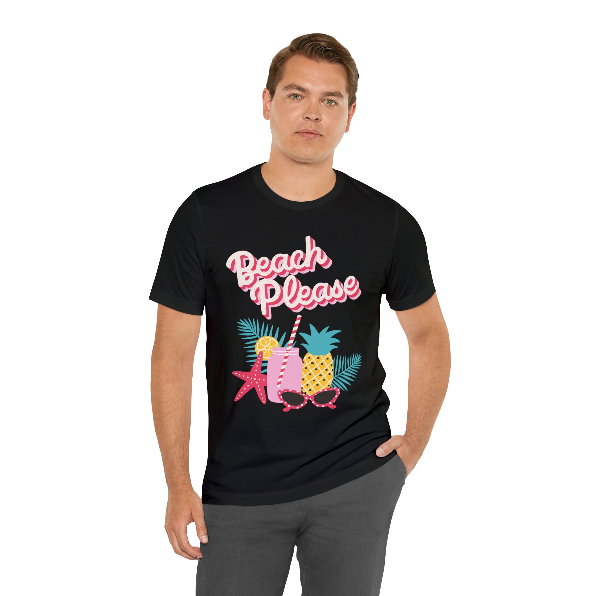 Beach Please Unisex Jersey Short Sleeve Tee