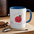 You Are The Apple Of My Eyes Accent Coffee Mug, 11oz