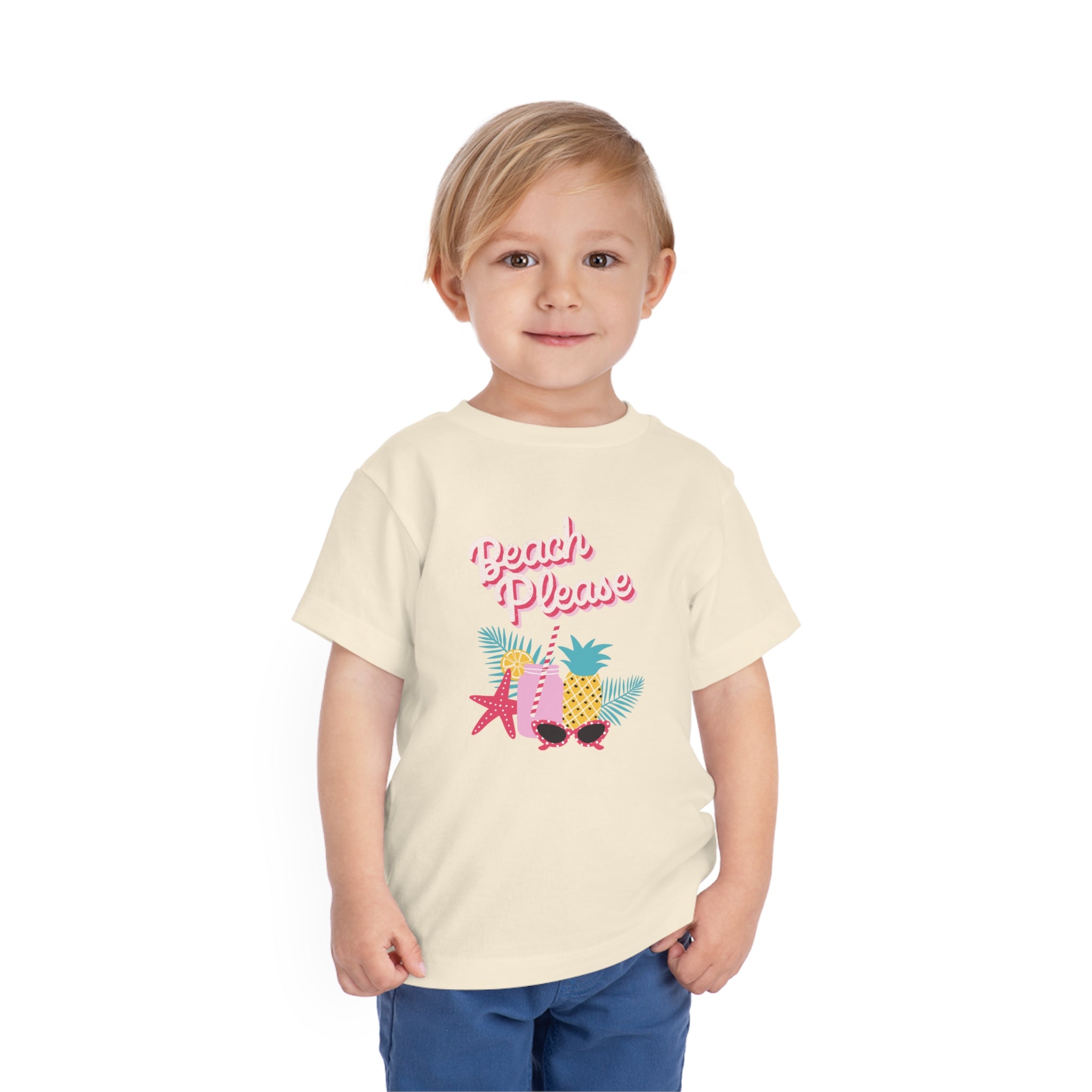 Beach Please Toddler Short Sleeve Tee