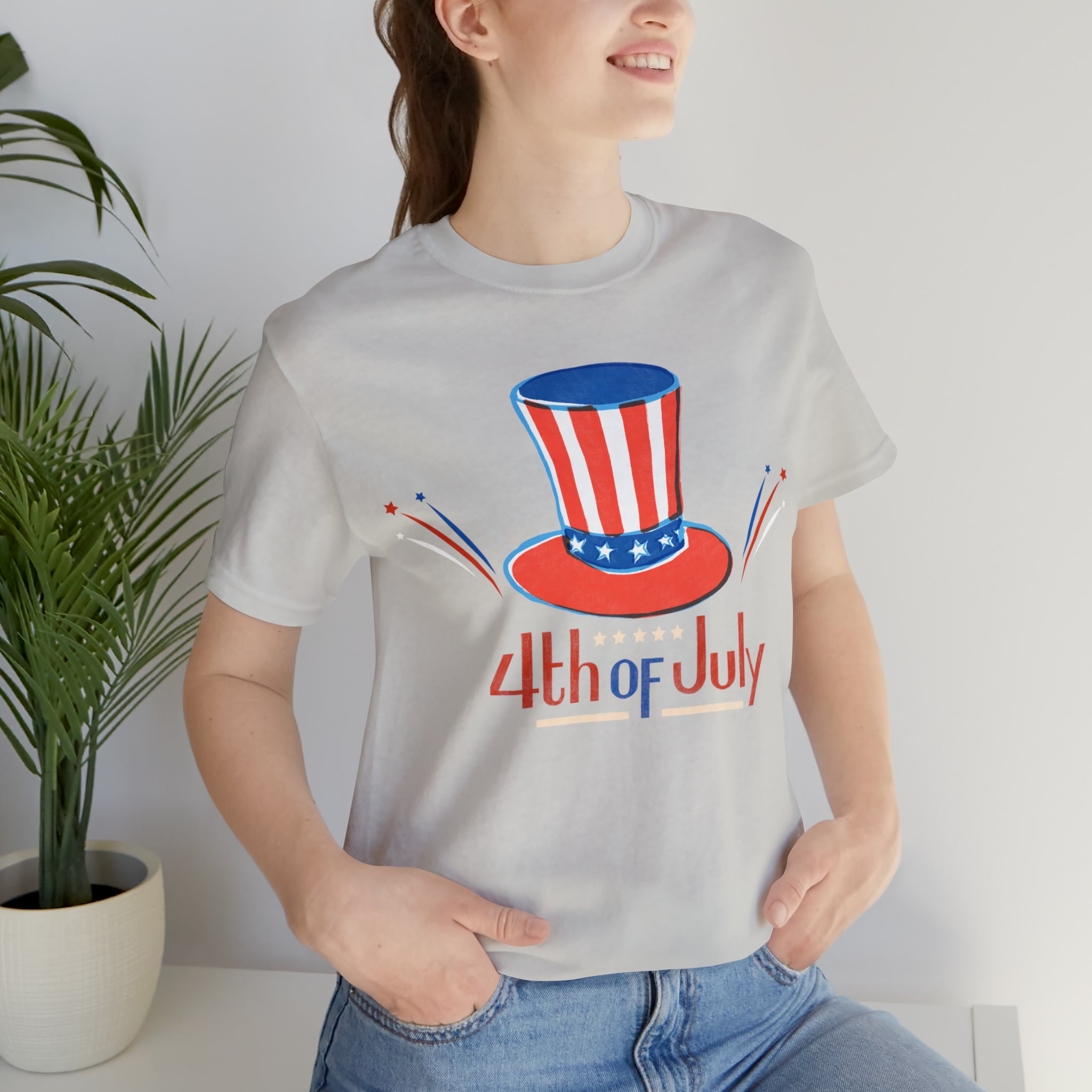 4th Of July Unisex Jersey Short Sleeve Tee