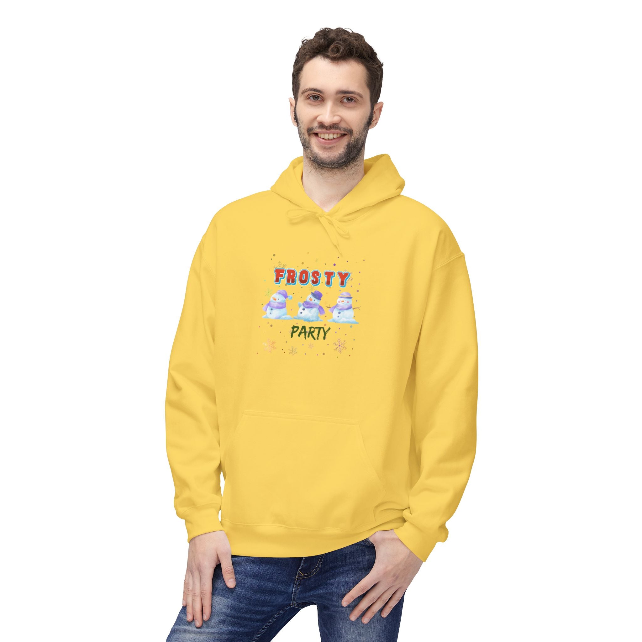 Frosty Party Unisex Midweight Softstyle Fleece Hoodie