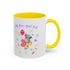 Little Miss April Fool's  Day Accent Coffee Mug - Fun & Whimsical 11oz/15oz