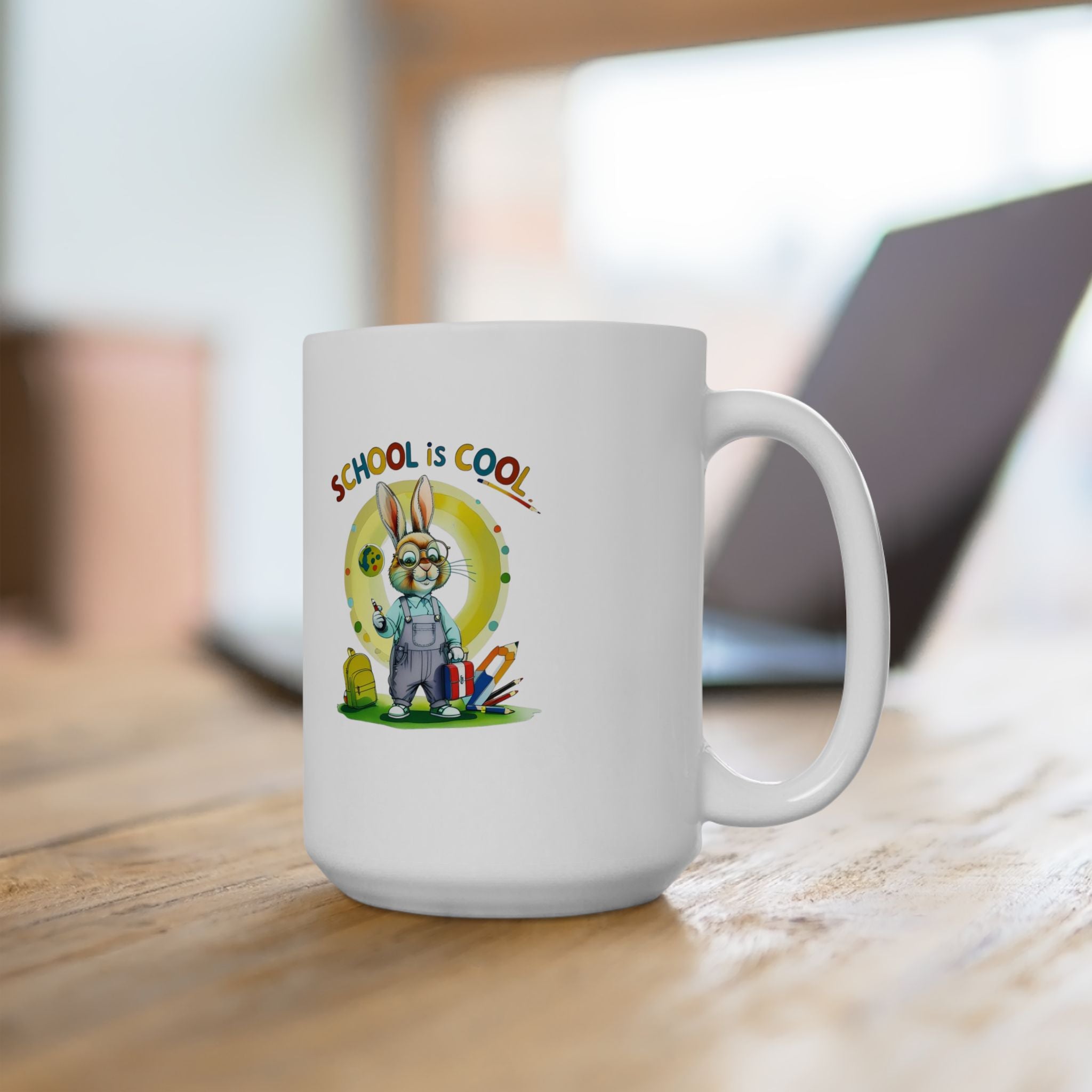 School is Cool Ceramic Mug, 11oz & 15oz