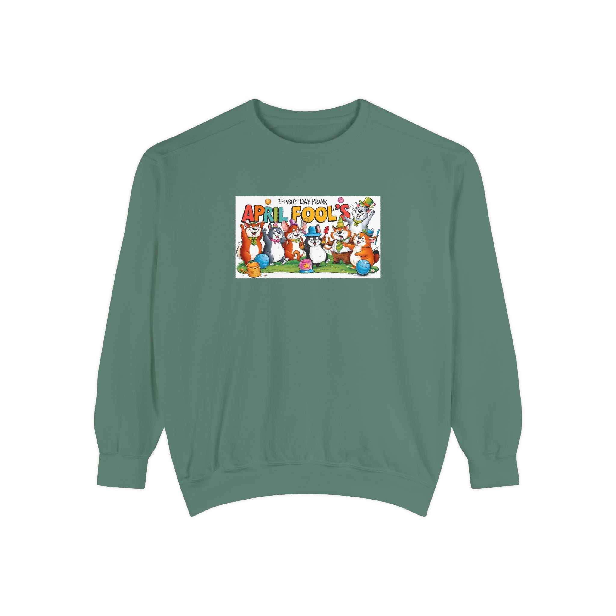 T-Pish'-T Day Prank Cartoon Sweatshirt