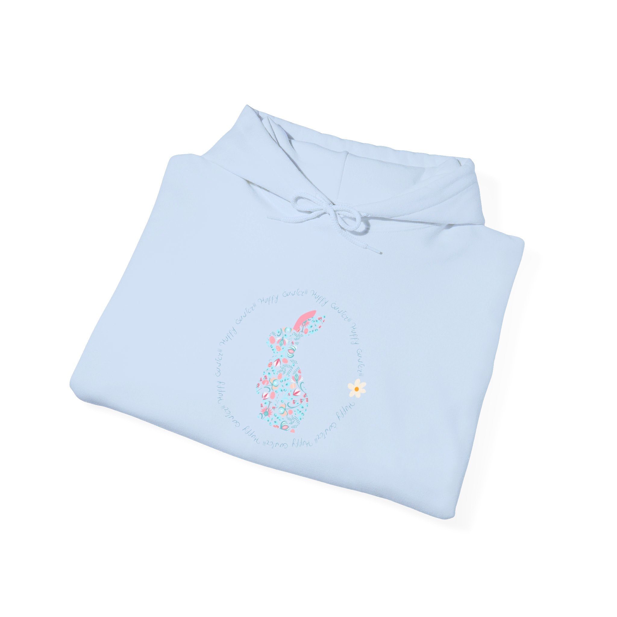 Happy Easter Rabbit Day Unisex Heavy Blend™ Hooded Sweatshirt
