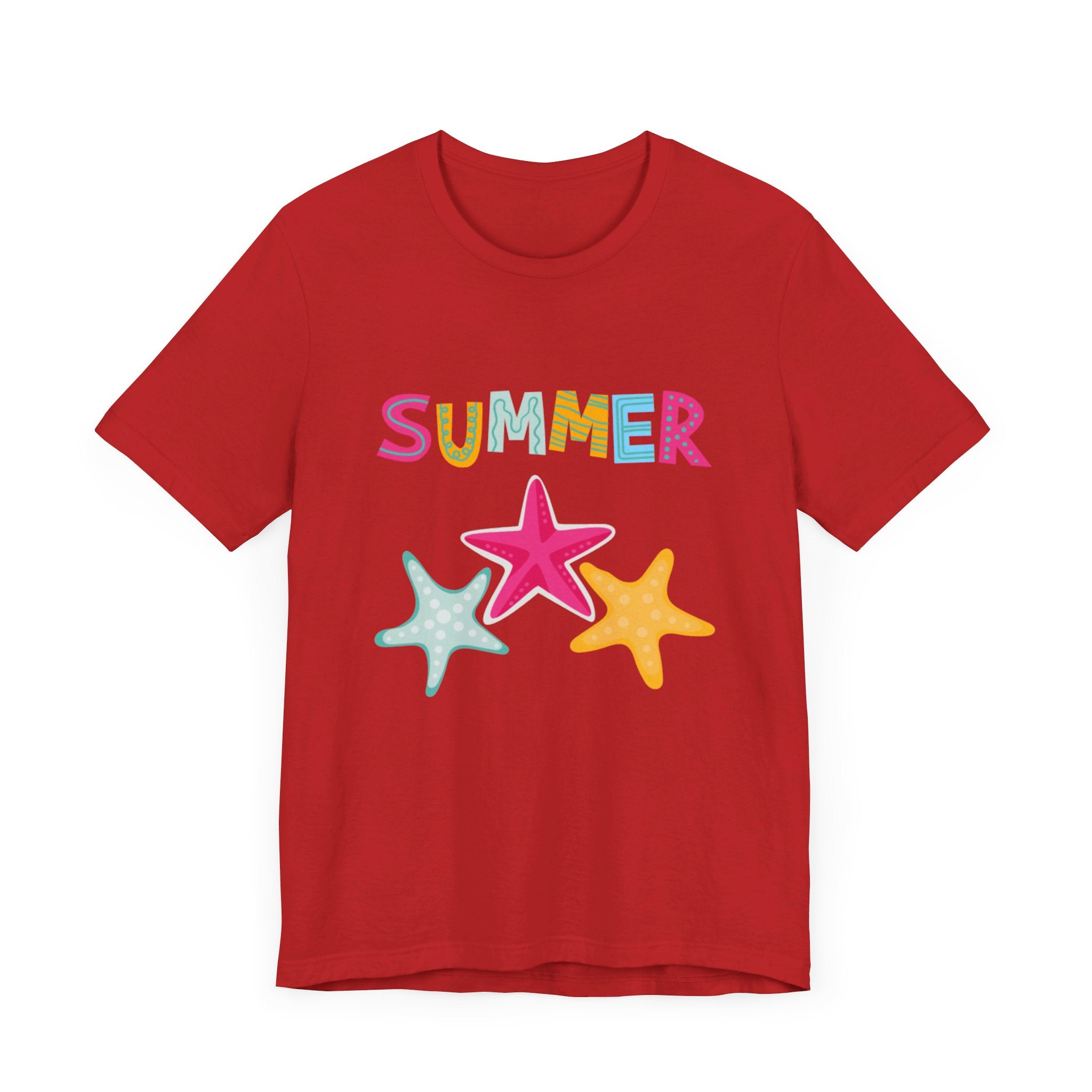 Summer Starfish Unisex Jersey Short Sleeve Tee