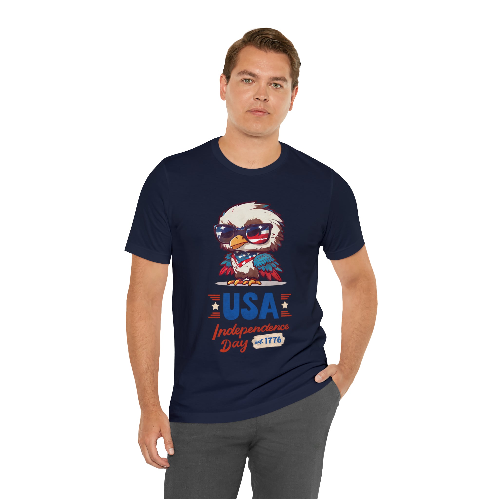 USA Independence Day Unisex Jersey Short Sleeve Tee