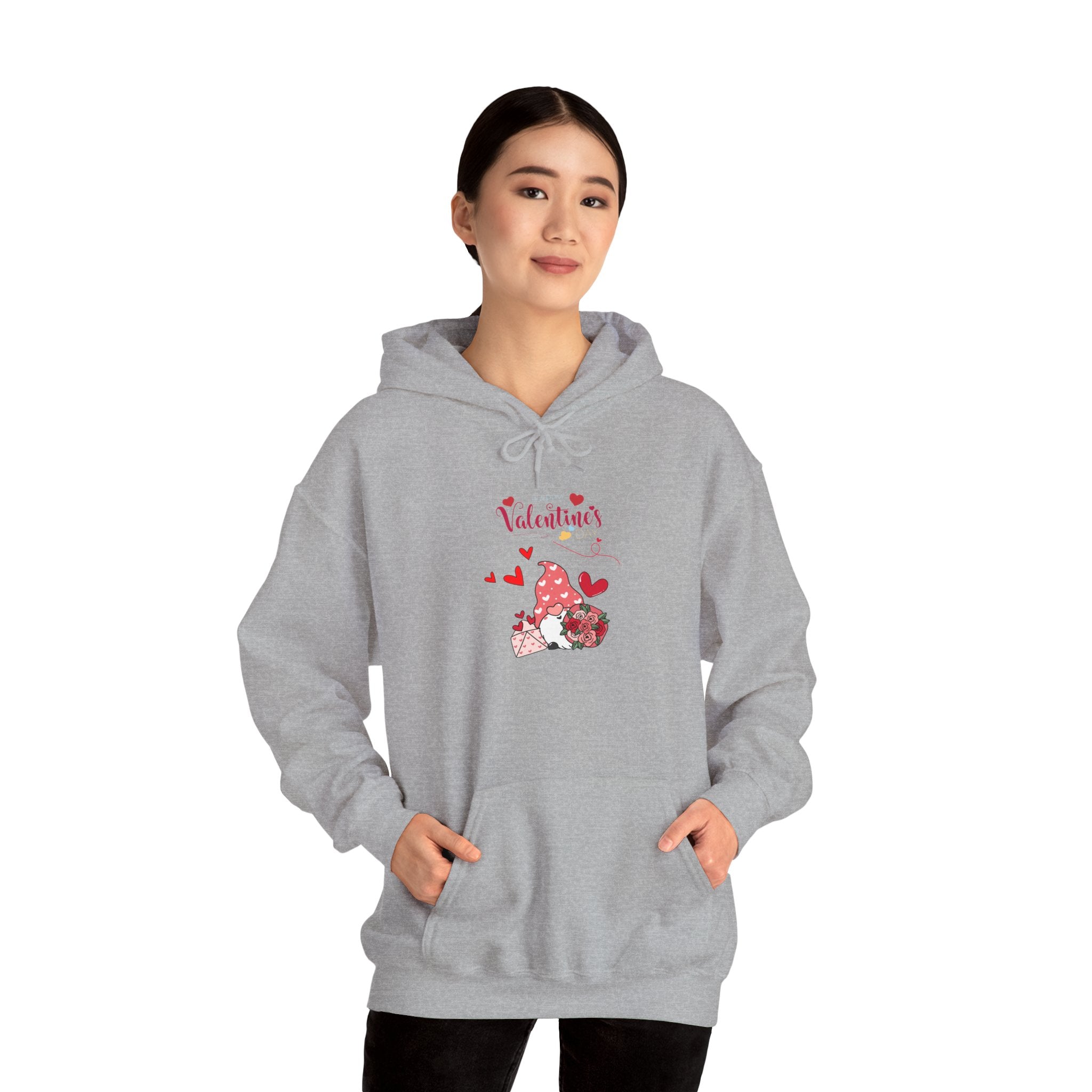 Gnome Valentine's Day Unisex Heavy Blend™ Hooded Sweatshirt
