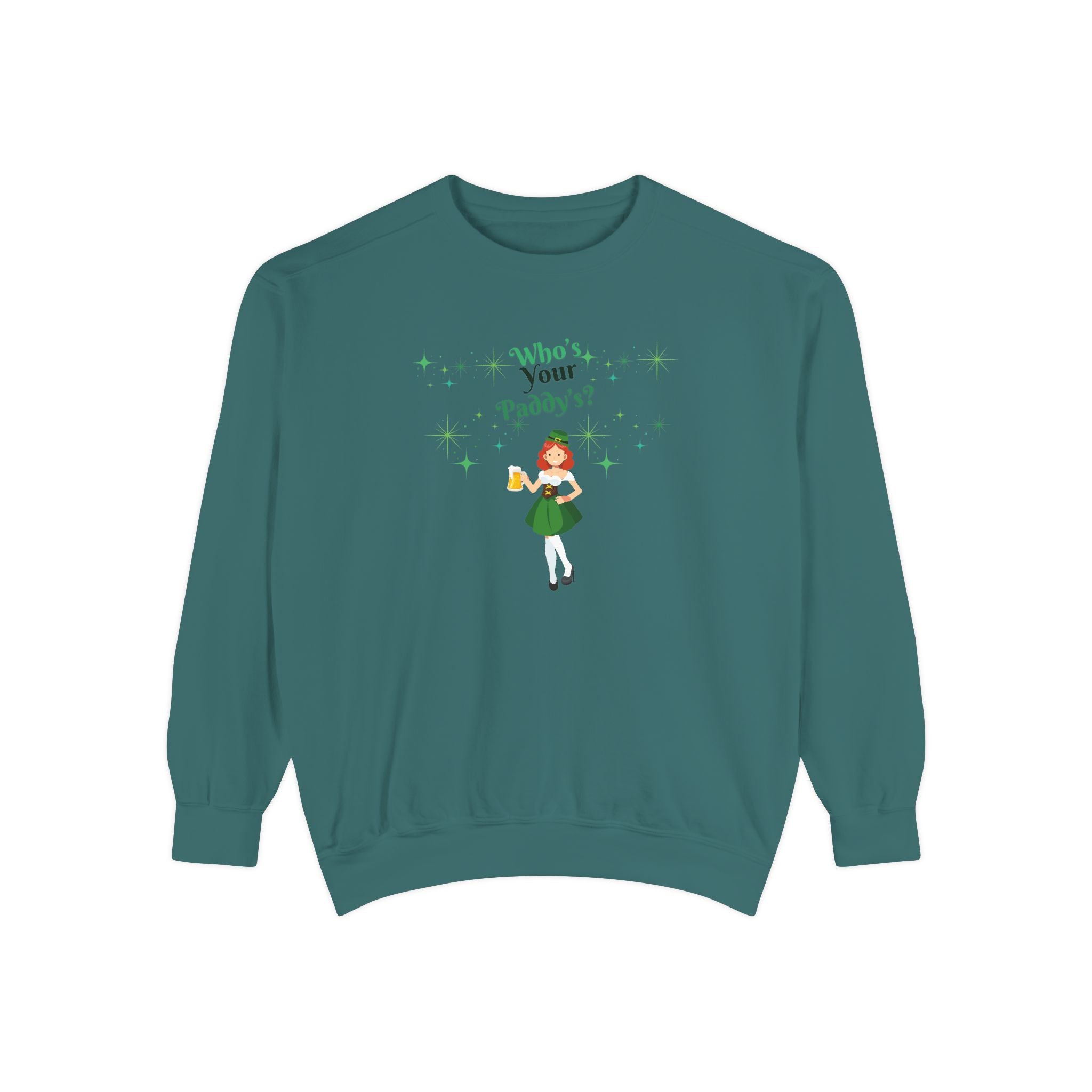 Who's Your Paddy? Unisex Garment-Dyed Sweatshirt
