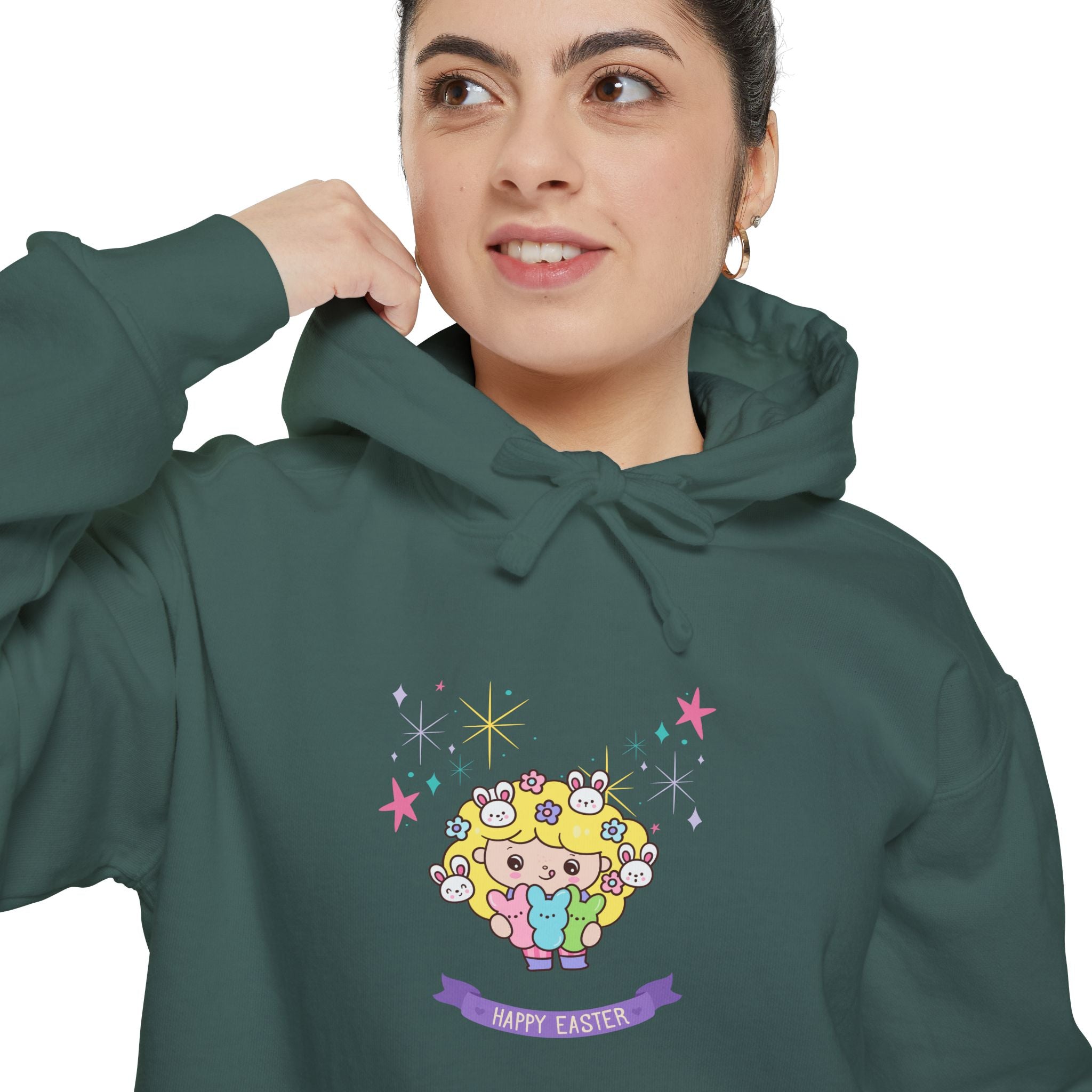 Easter Season Unisex Garment-Dye Hoodie