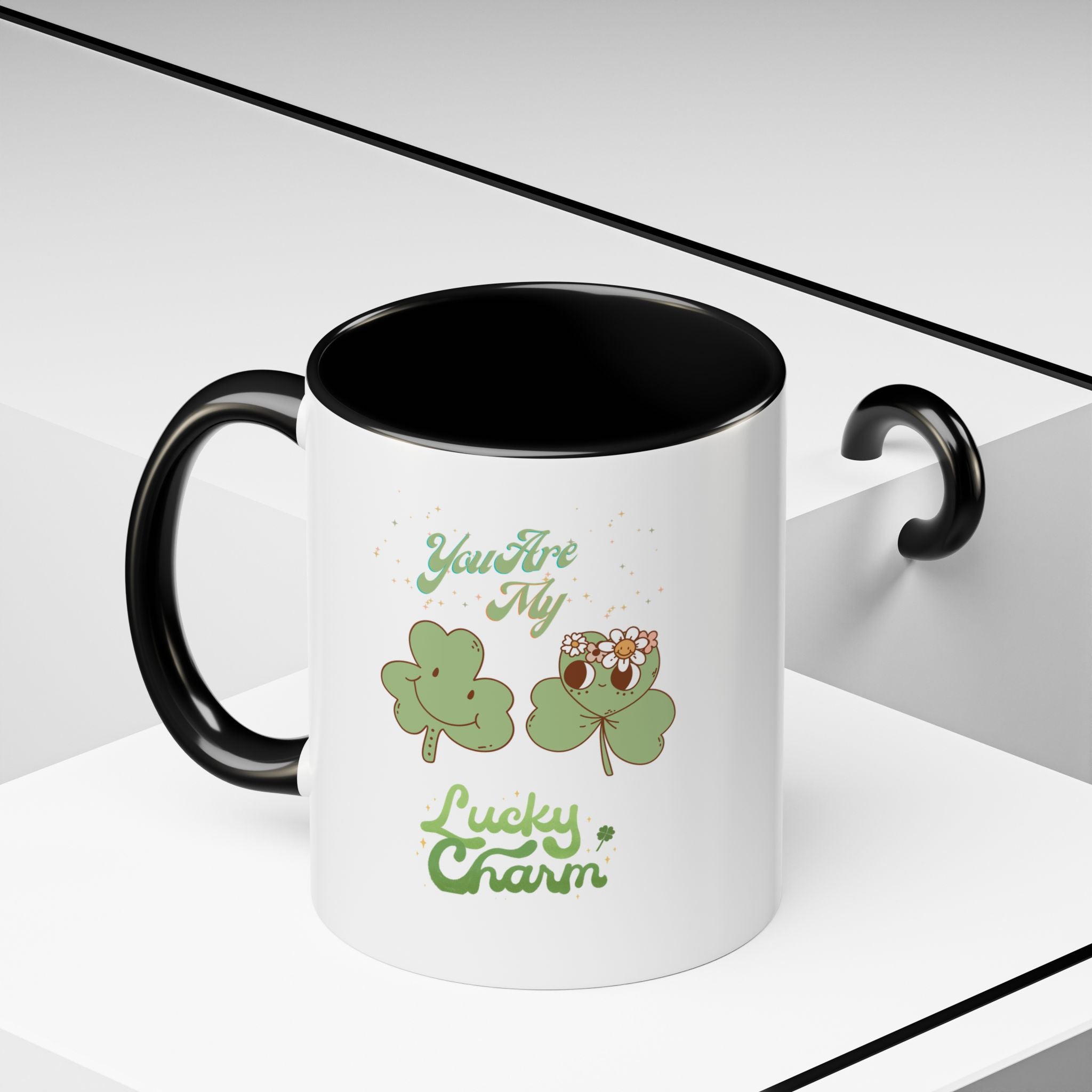 You're my Lucky Charm Accent Coffee Mug - St. Patrick's Day Gift
