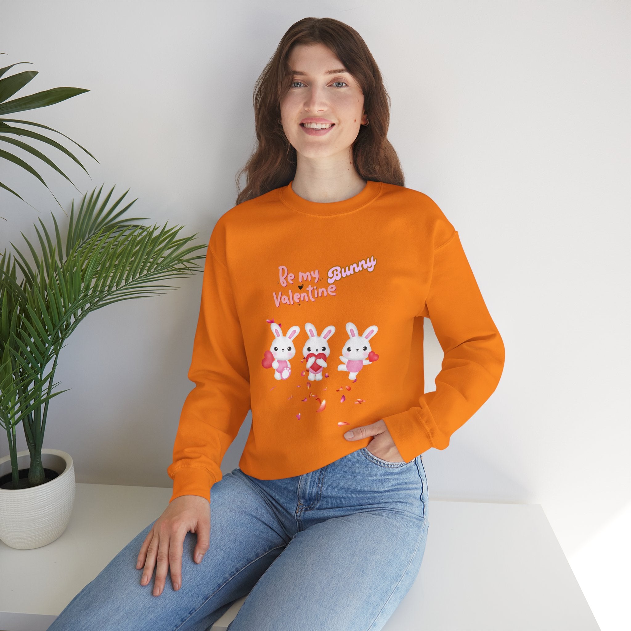 My Bunny Valentine Unisex Heavy Blend™ Crewneck Sweatshirt