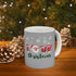 Santa Claus Loves Christmas Ceramic Mug, (11oz, 15oz)