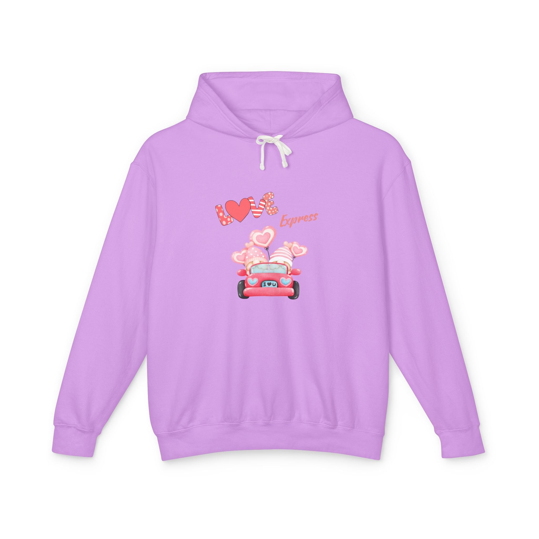 Love Express Unisex Lightweight Hooded Sweatshirt