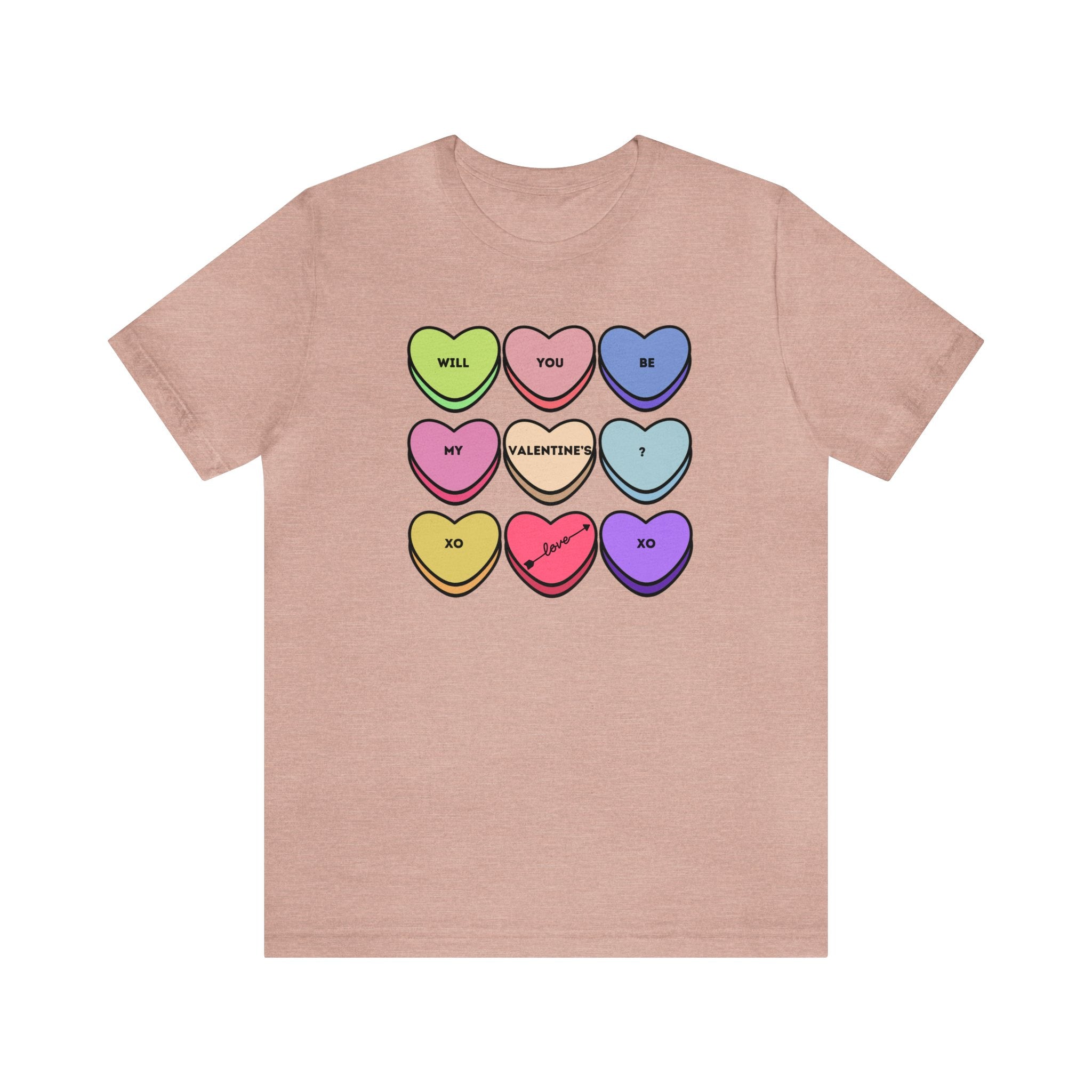 Will You Be My Valentine? Unisex Jersey Short Sleeve Tee