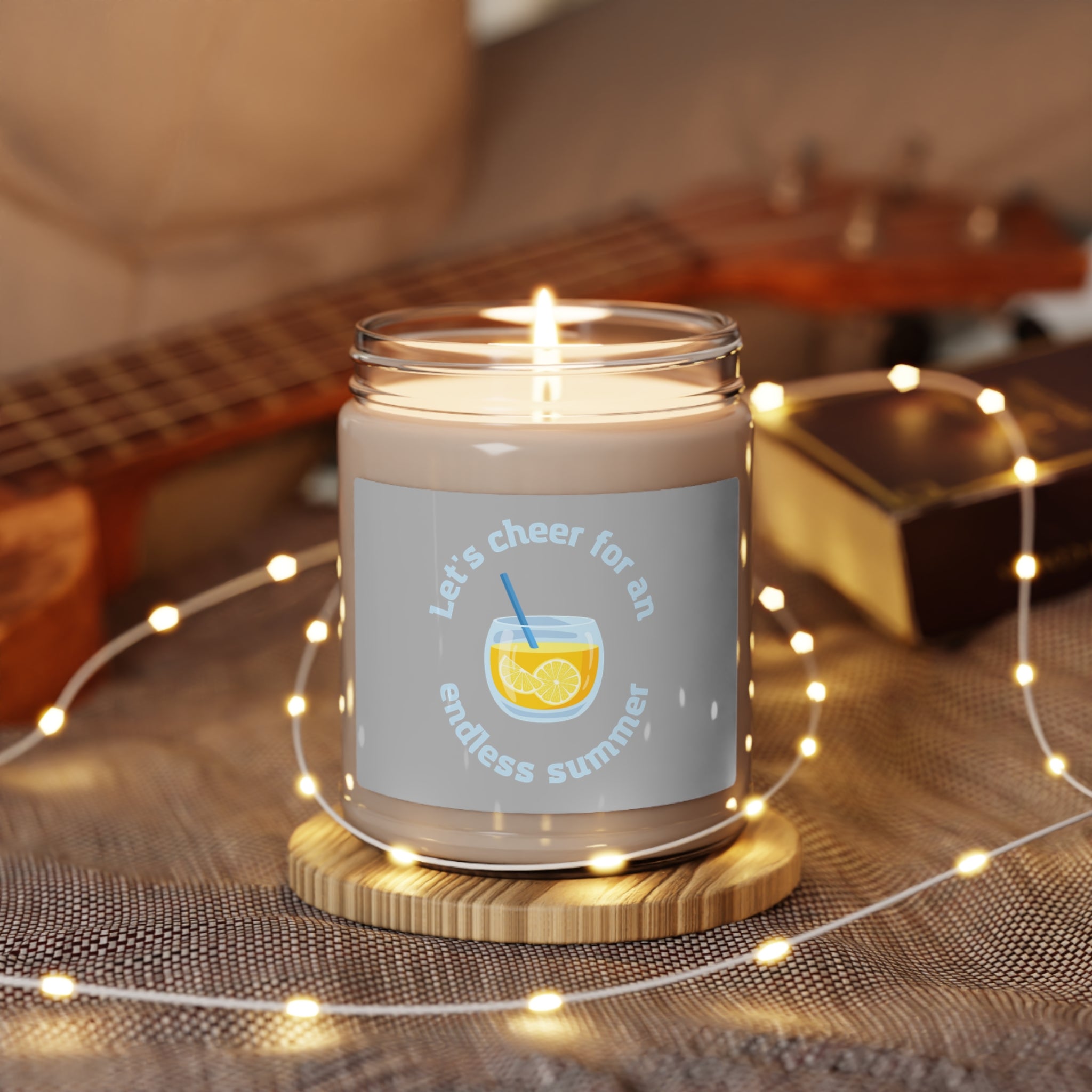 Let's Cheer For An Endless SumerScented Soy Candle, 9oz