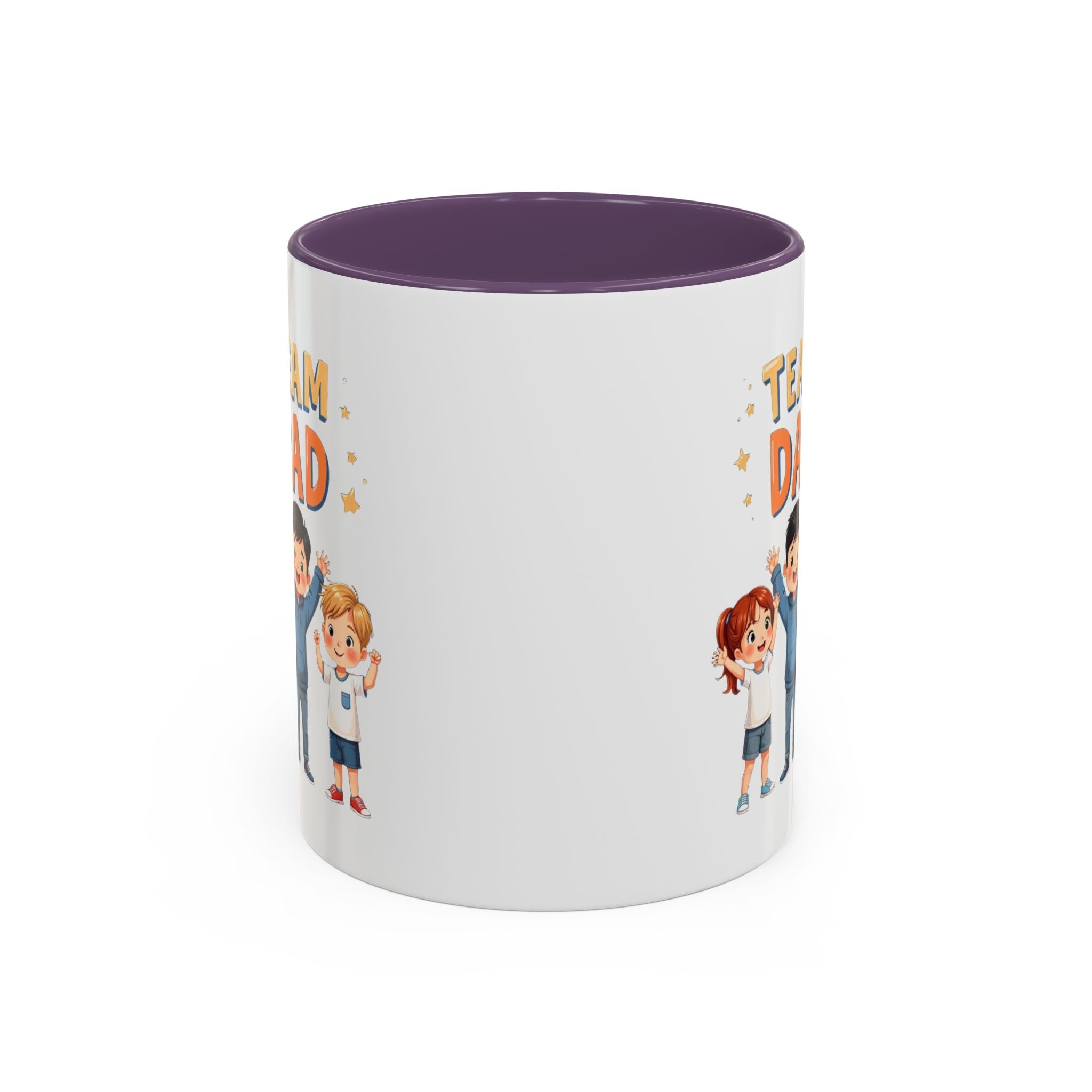 Team Dad Accent Coffee Mug