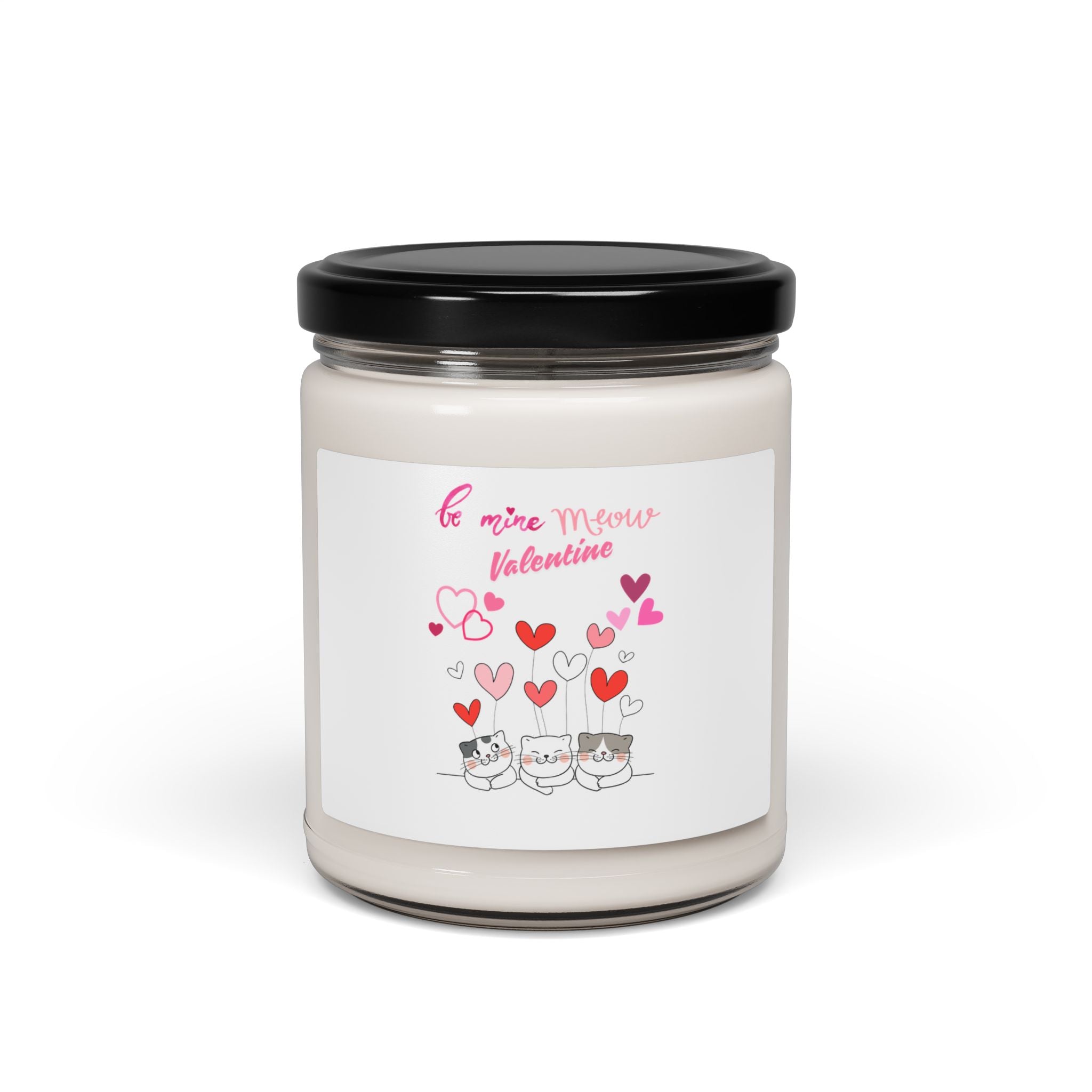 Meow Valentine's Day Scented Soy Candle, 9oz