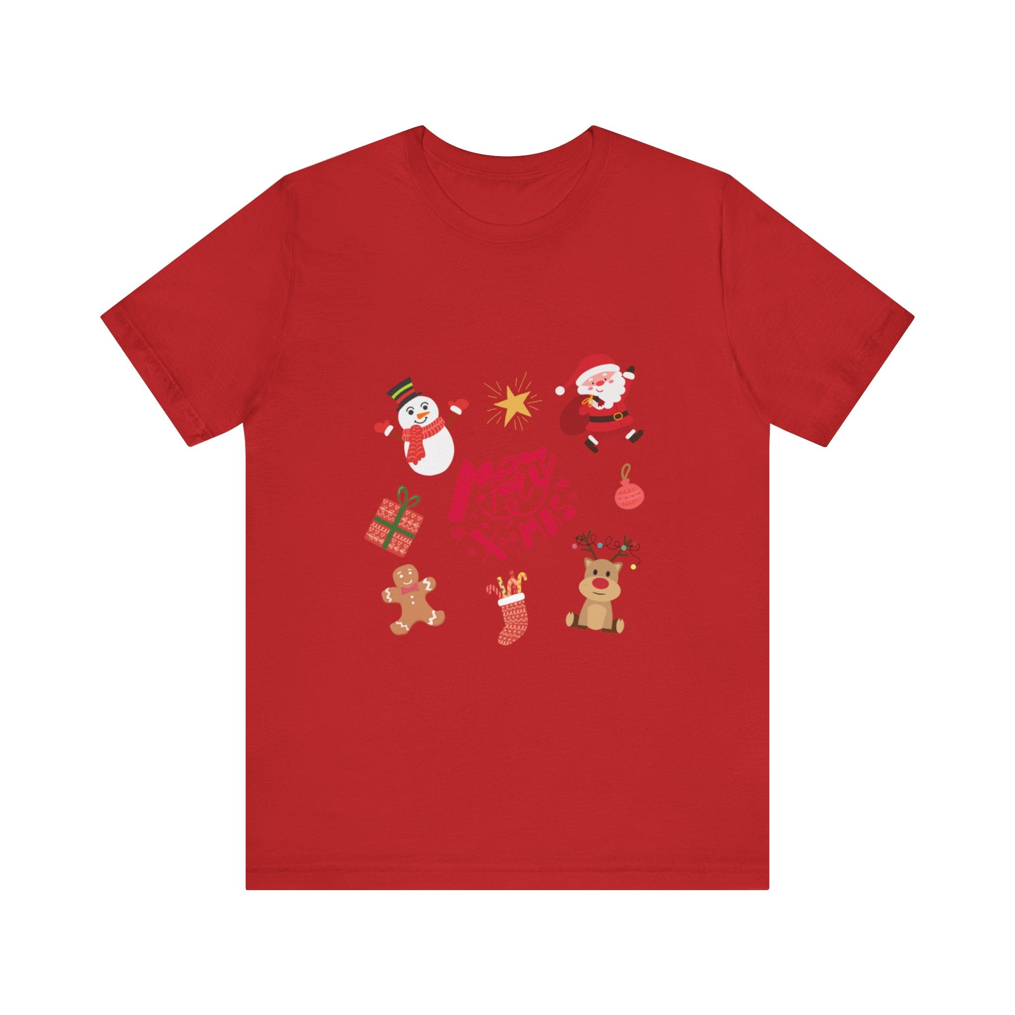Merry Christmas Crew Unisex Jersey Short Sleeve Tee