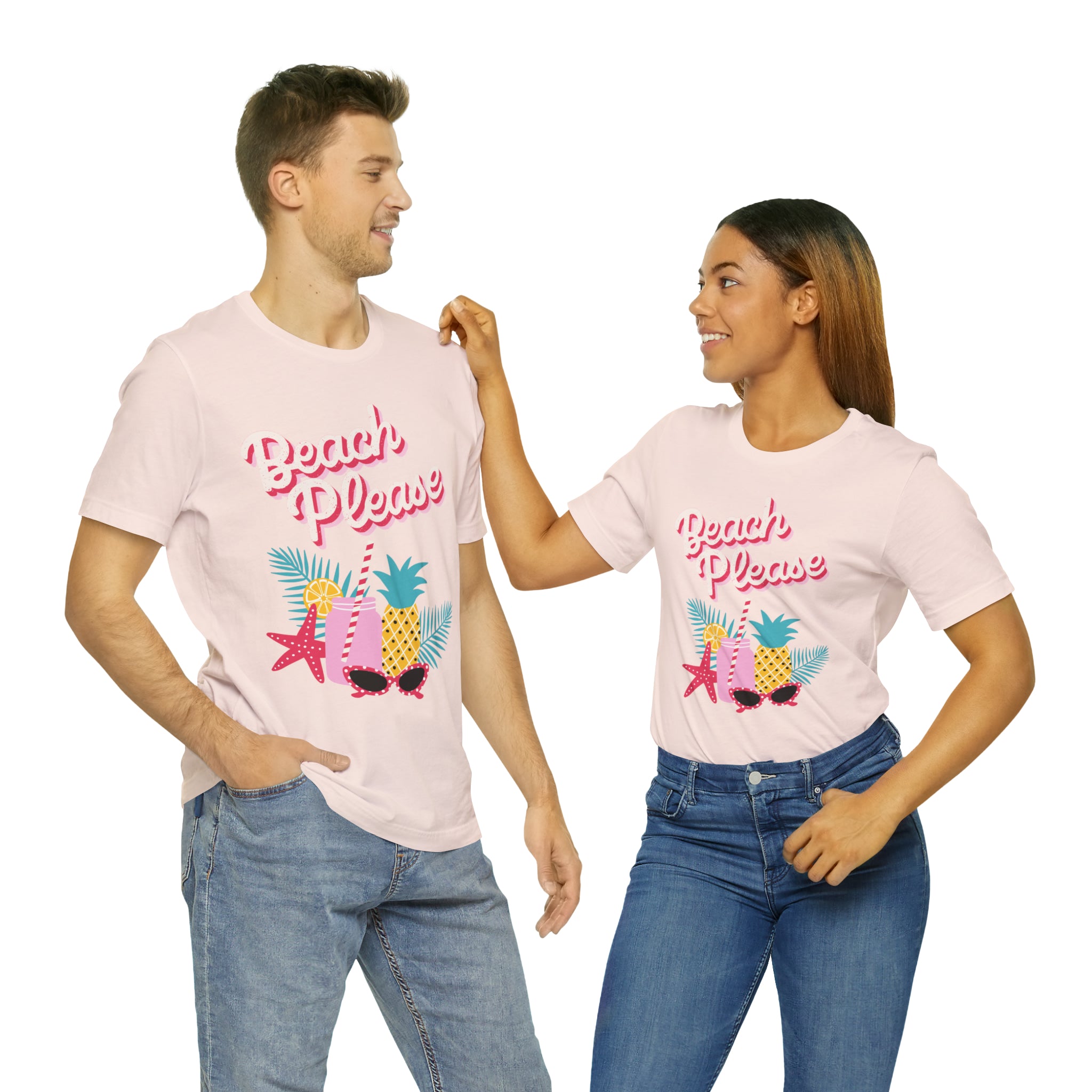 Beach Please Unisex Jersey Short Sleeve Tee