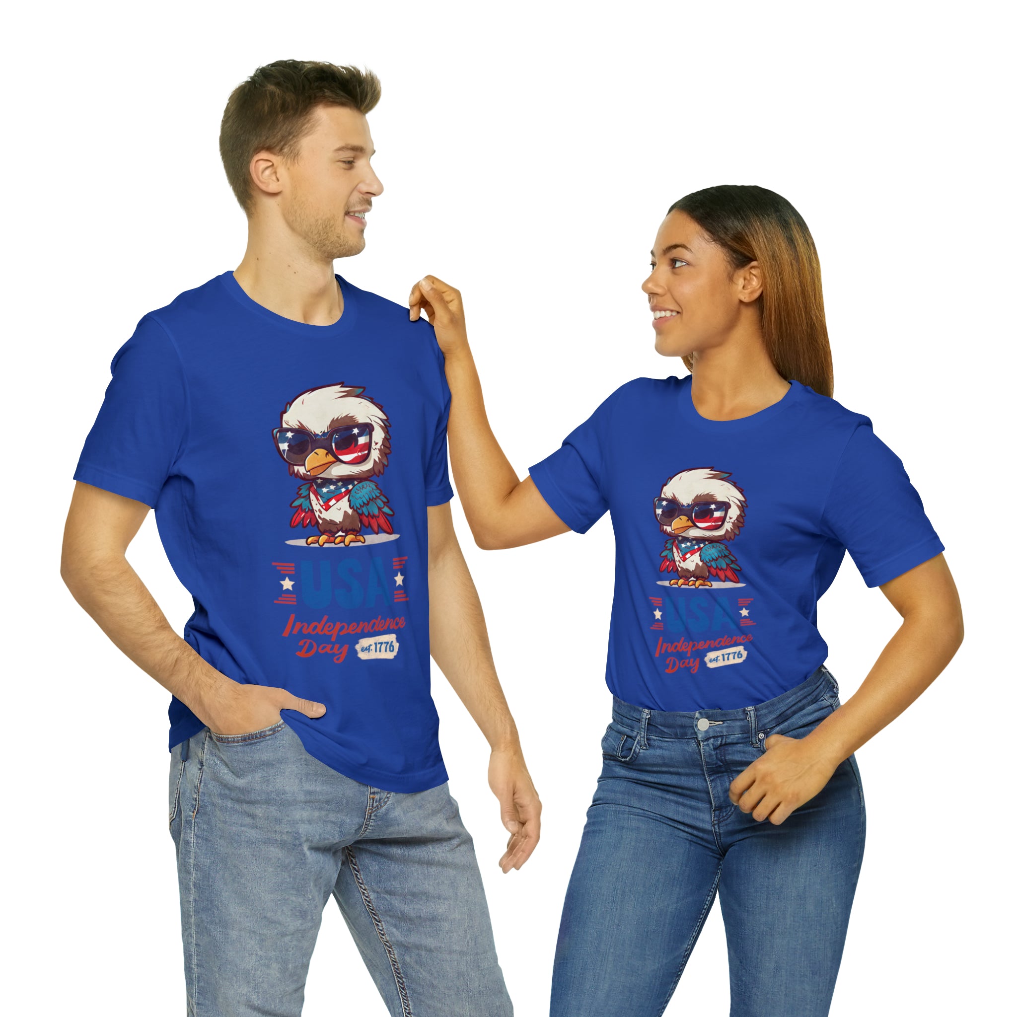 USA Independence Day Unisex Jersey Short Sleeve Tee